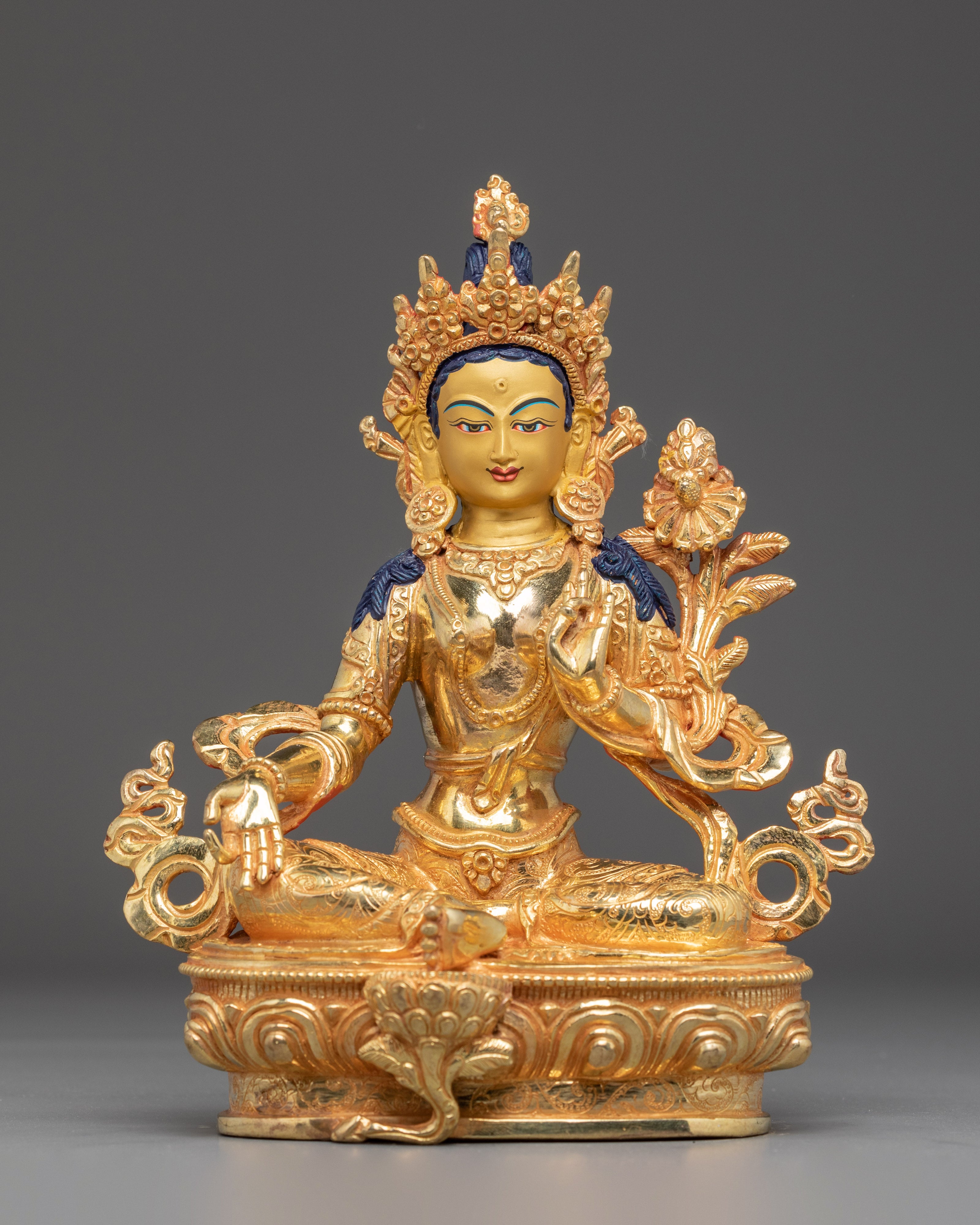 Handmade Golden 21 Tara Set | Symbol of Healing and Protection