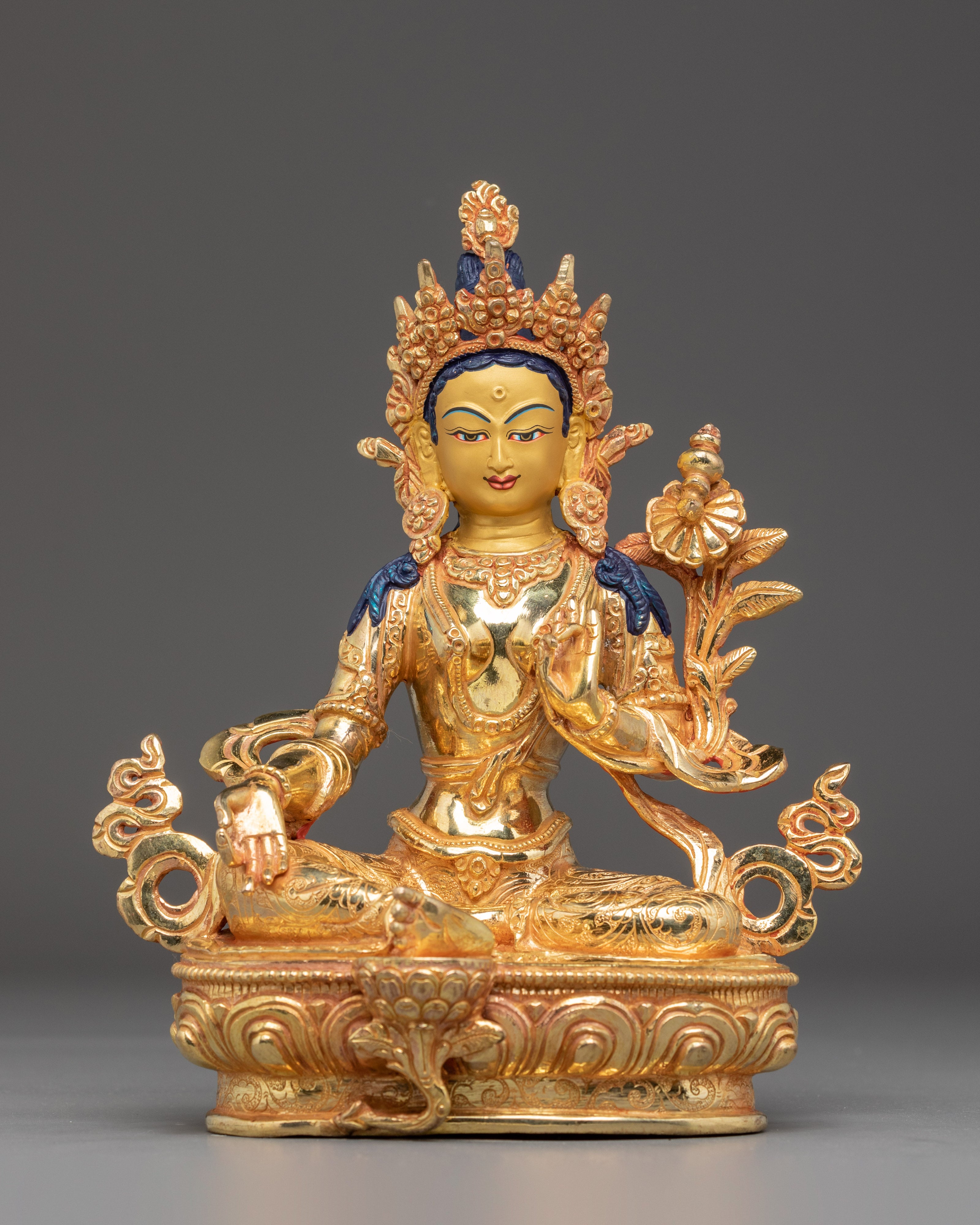 Handmade Golden 21 Tara Set | Symbol of Healing and Protection