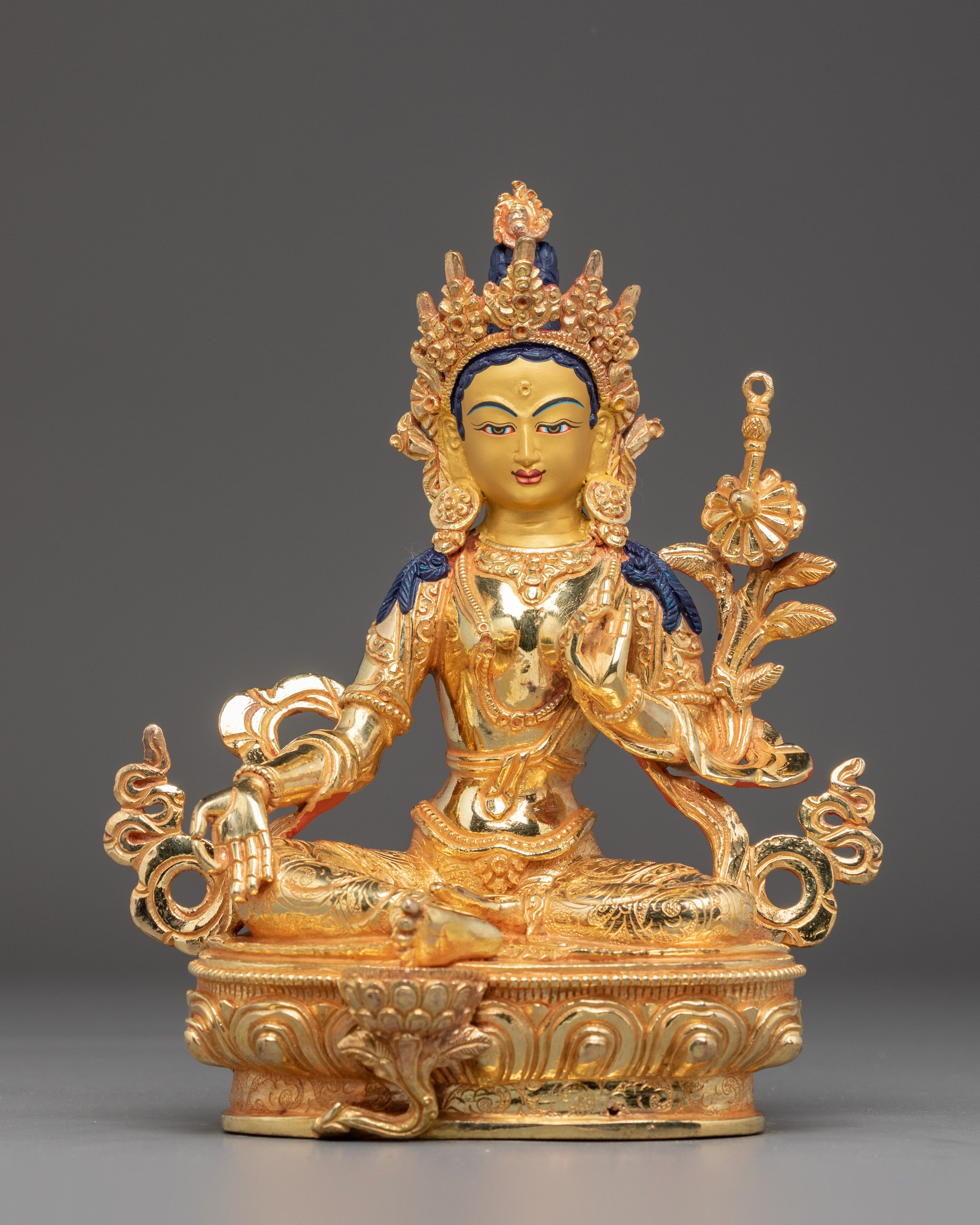 Handmade Golden 21 Tara Set | Symbol of Healing and Protection