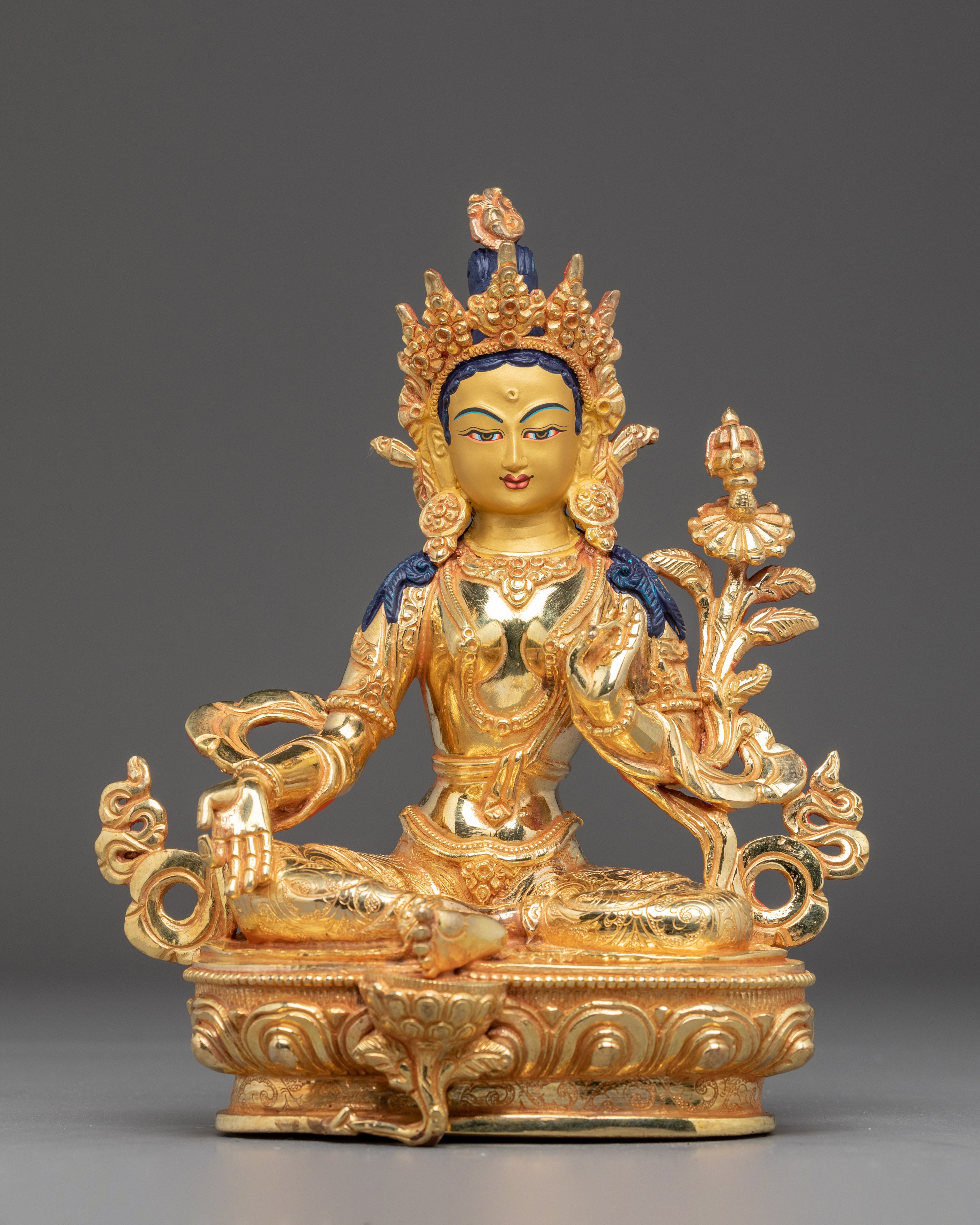 Handmade Golden 21 Tara Set | Symbol of Healing and Protection