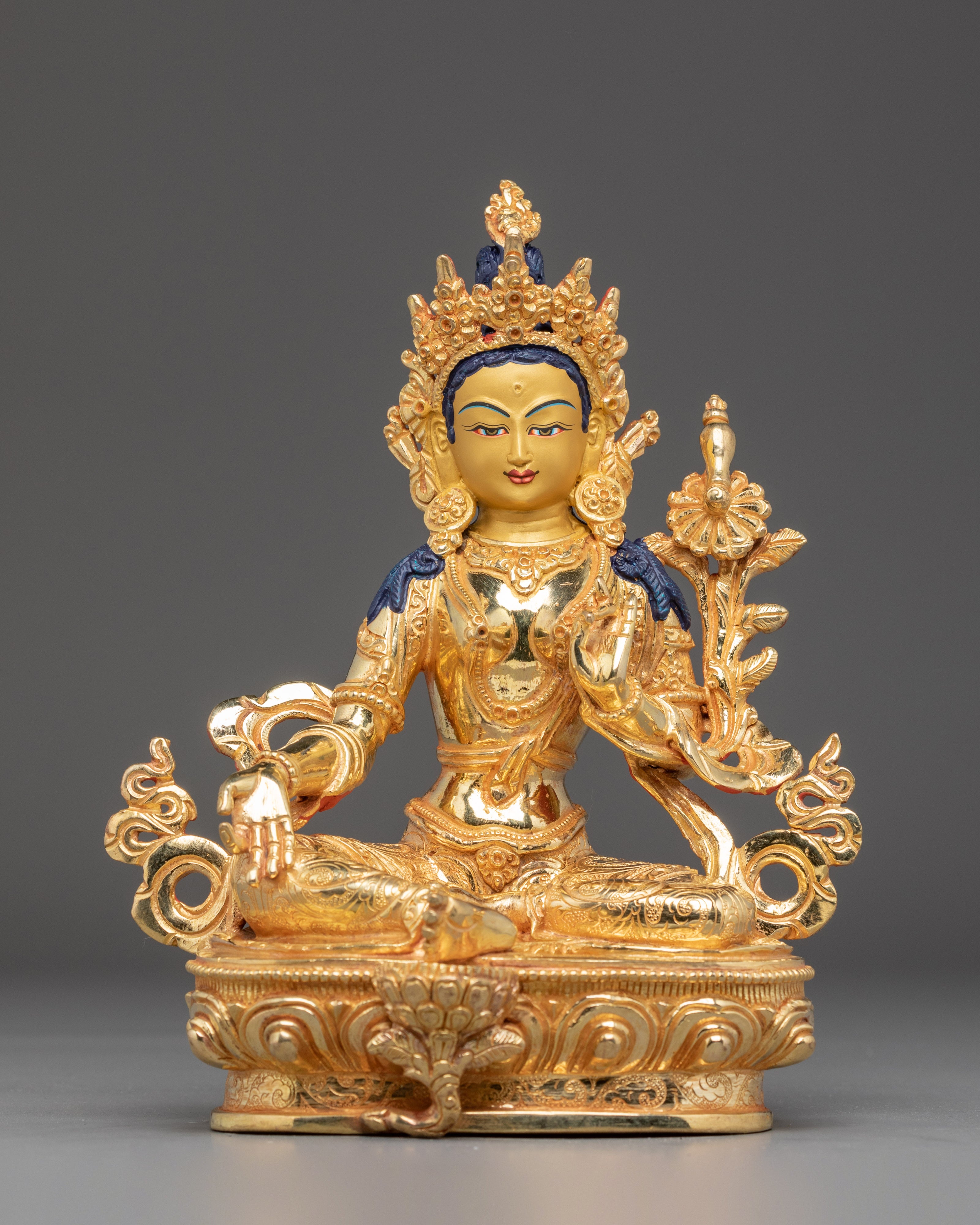 Handmade Golden 21 Tara Set | Symbol of Healing and Protection