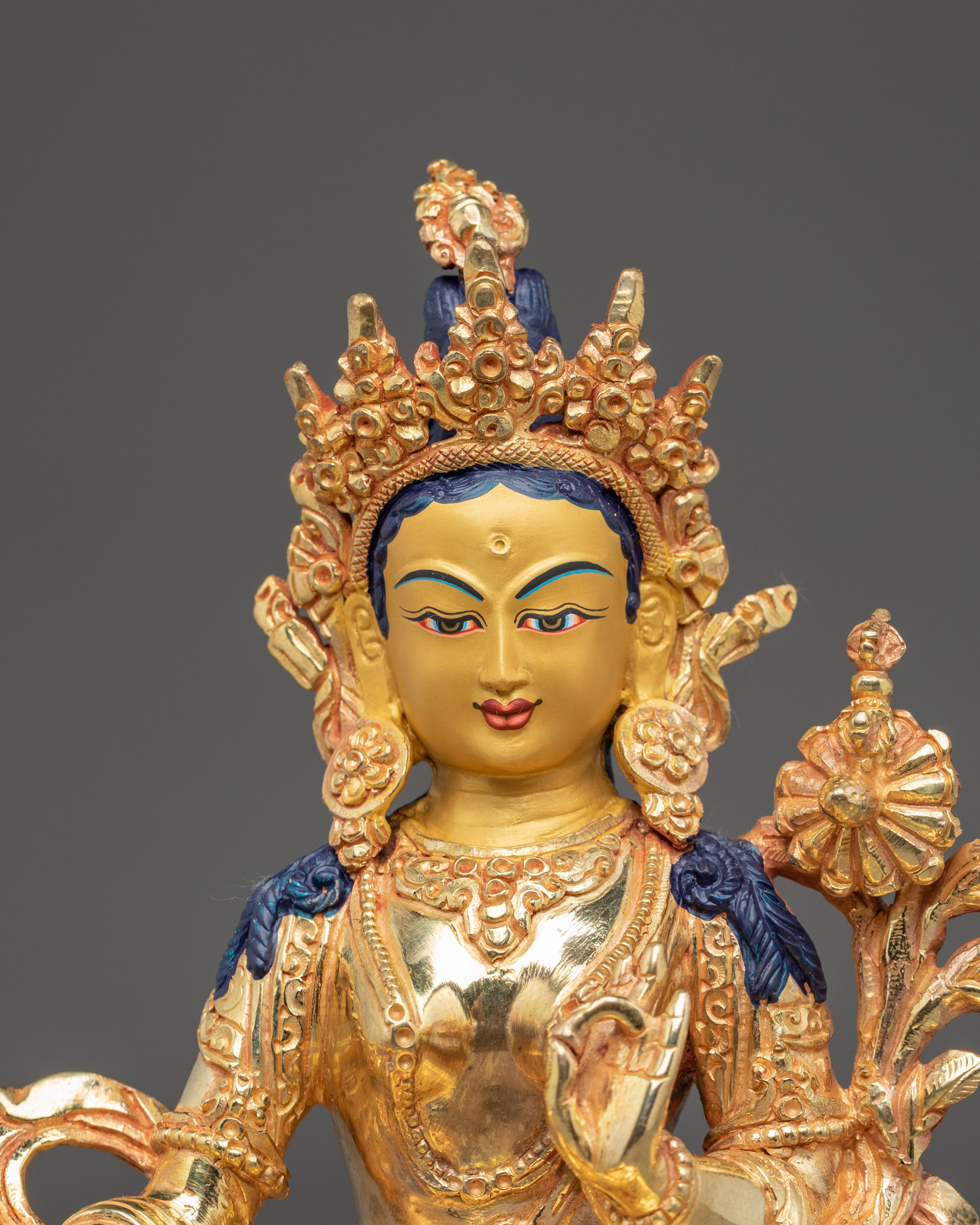 Handmade Golden 21 Tara Set | Symbol of Healing and Protection