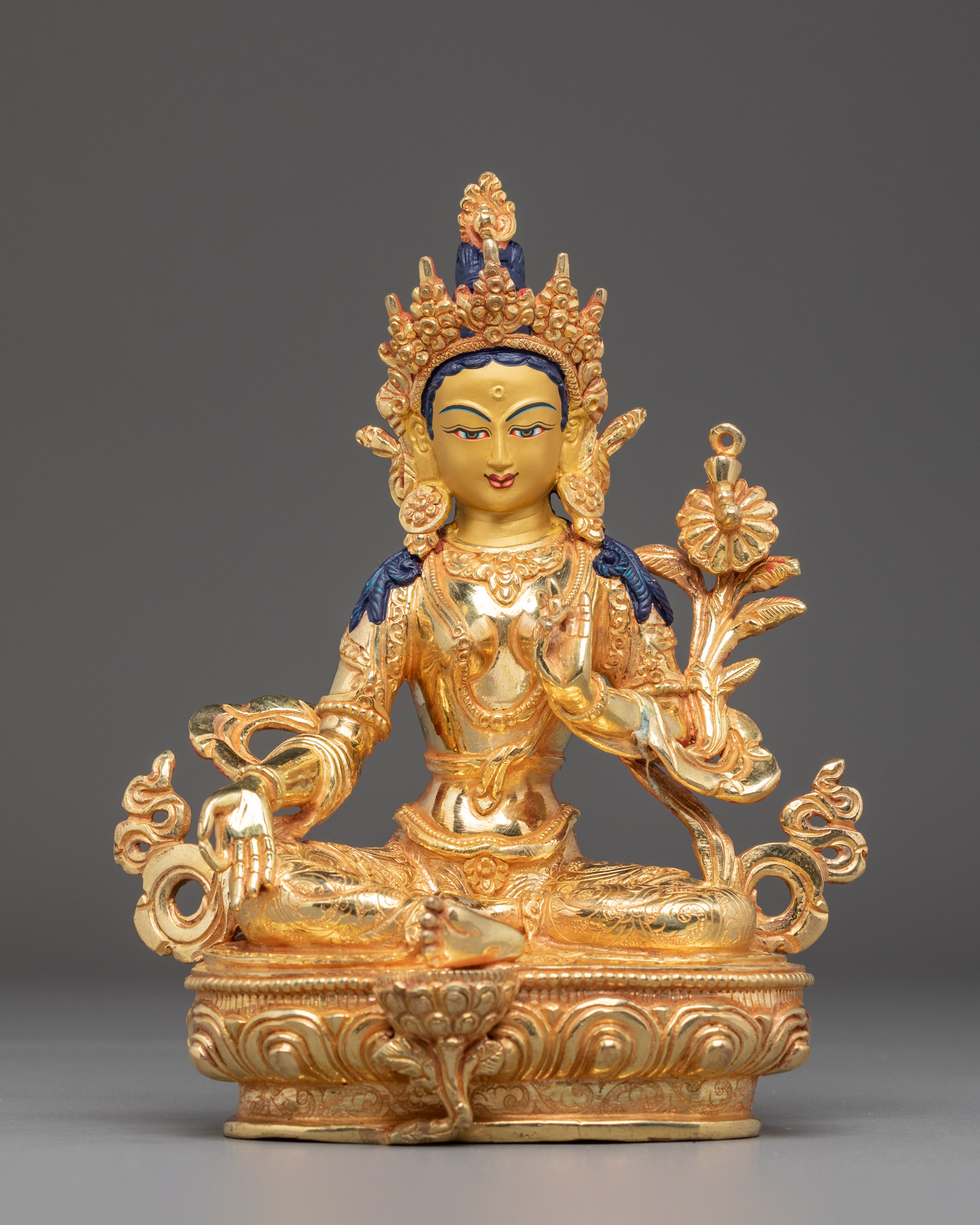 Handmade Golden 21 Tara Set | Symbol of Healing and Protection