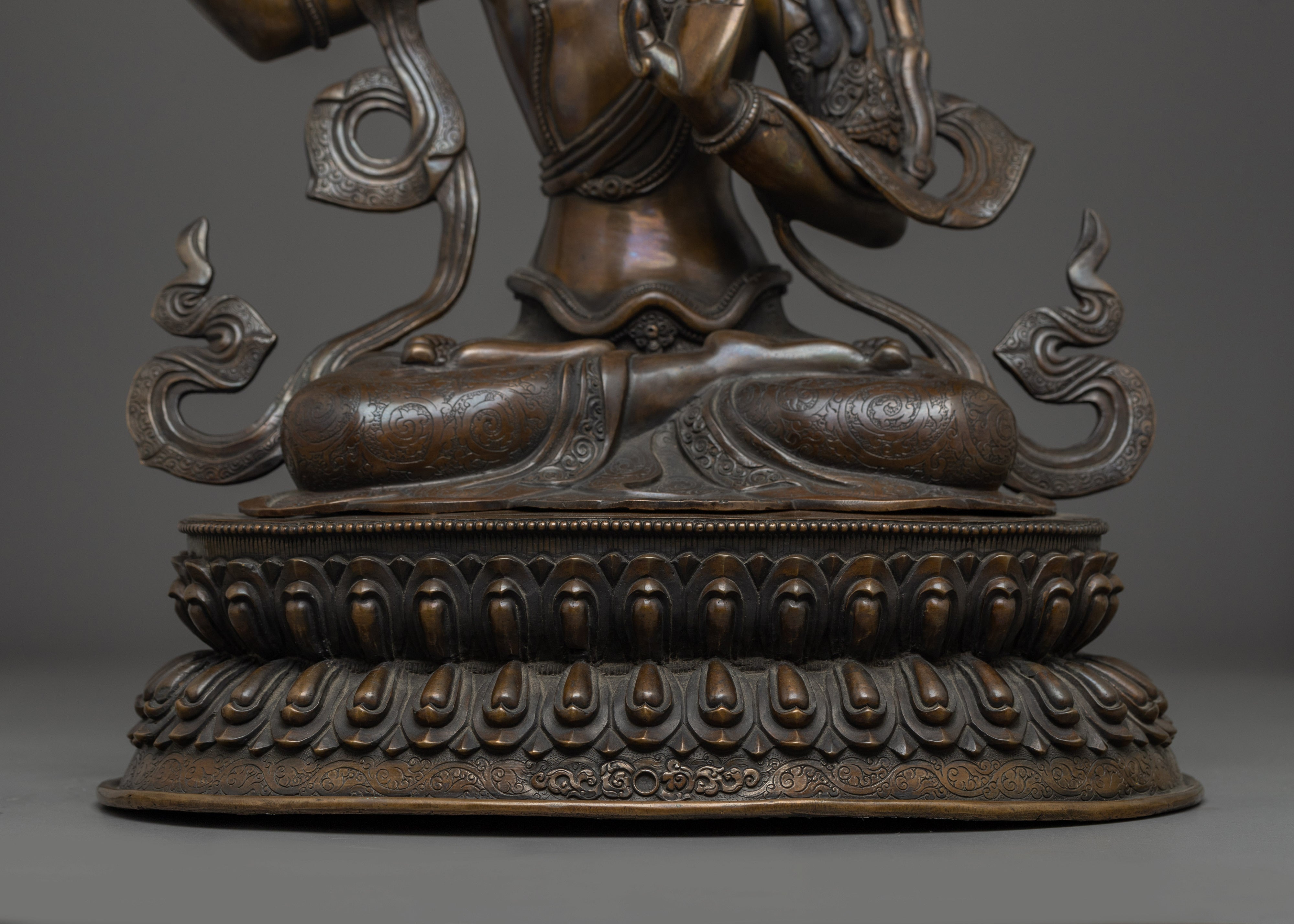 Manjushri Statue: The Wielder of the Sword of Wisdom