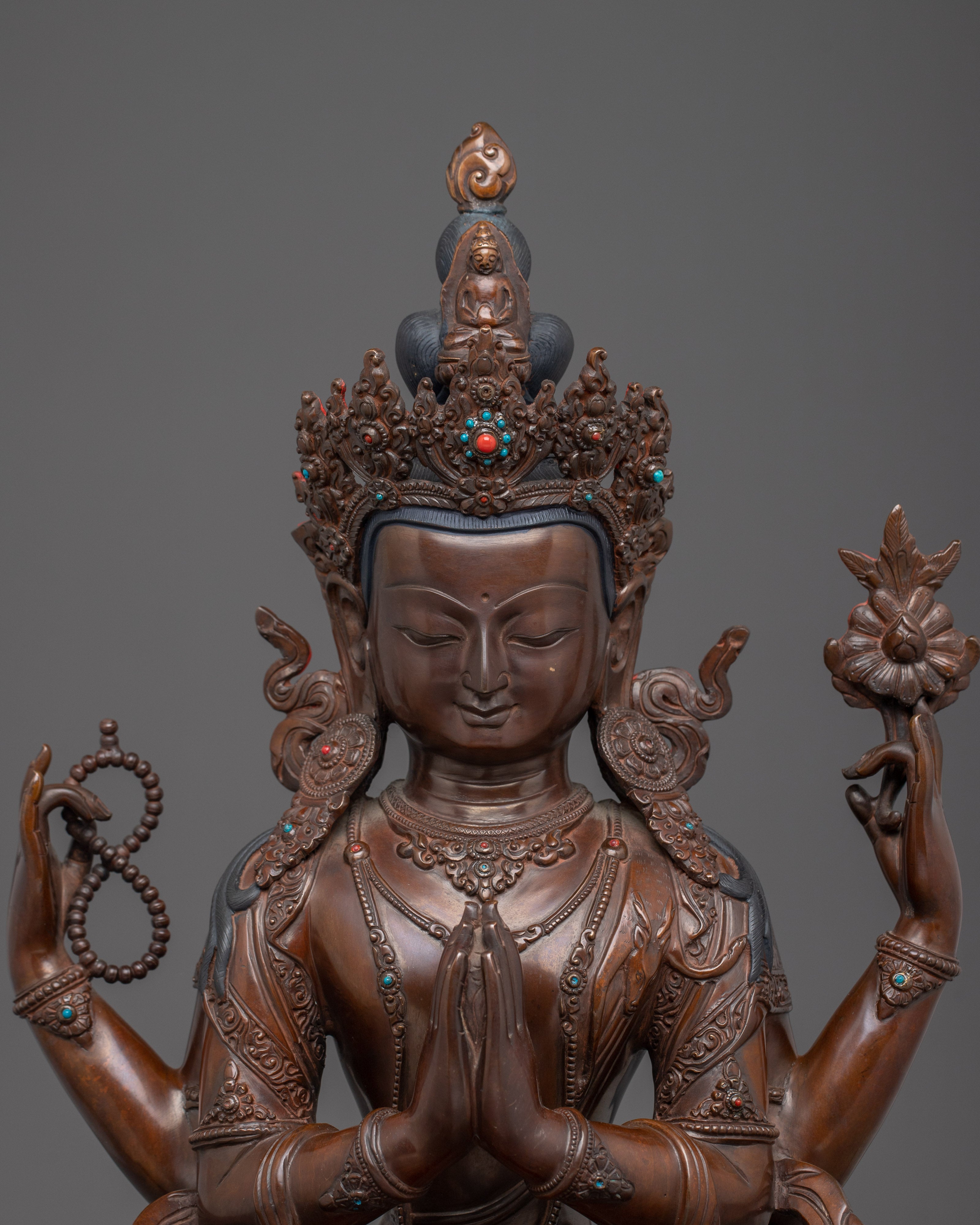 Statue of Chenrezig: Bodhisattva of Infinite Compassion