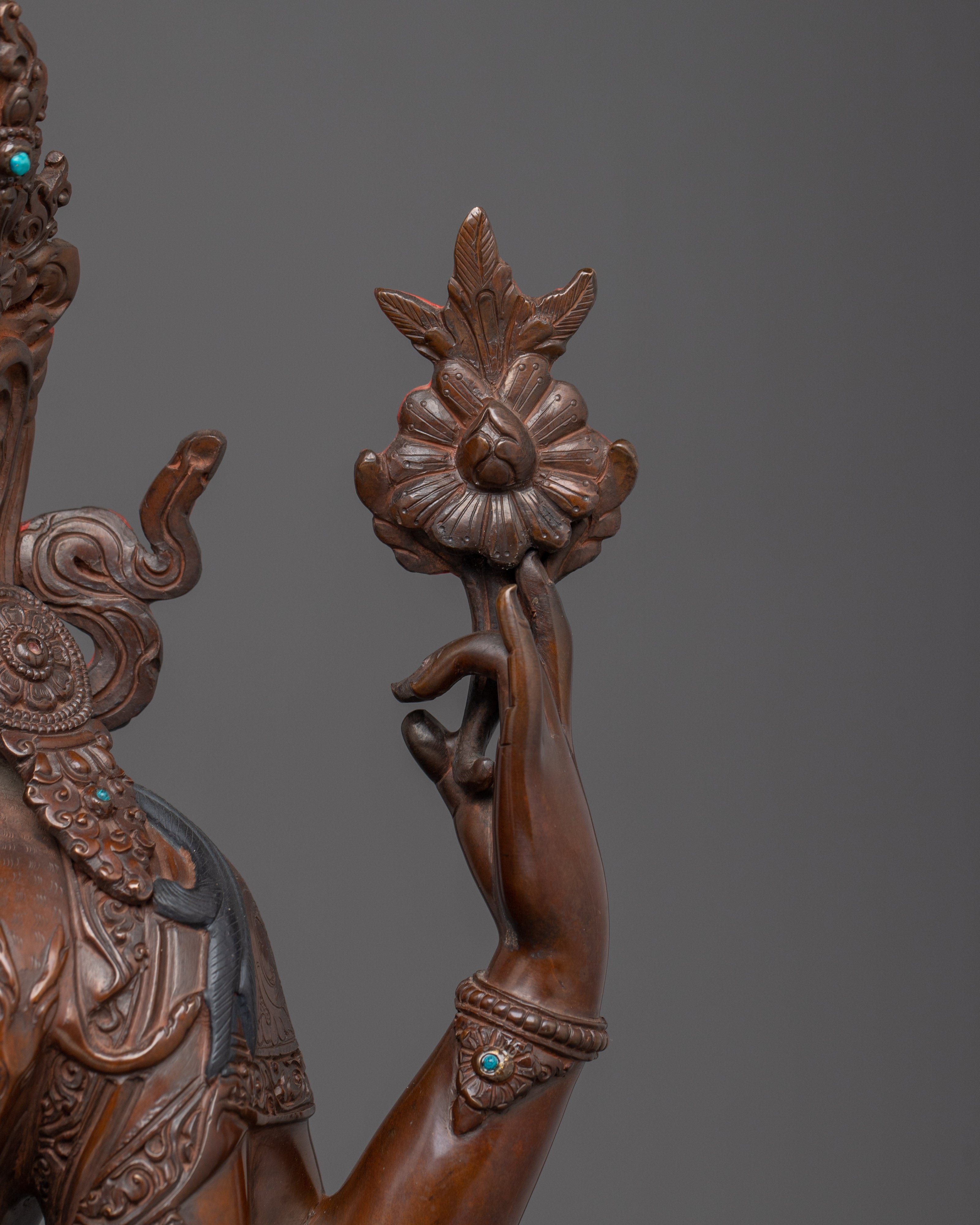 Statue of Chenrezig: Bodhisattva of Infinite Compassion