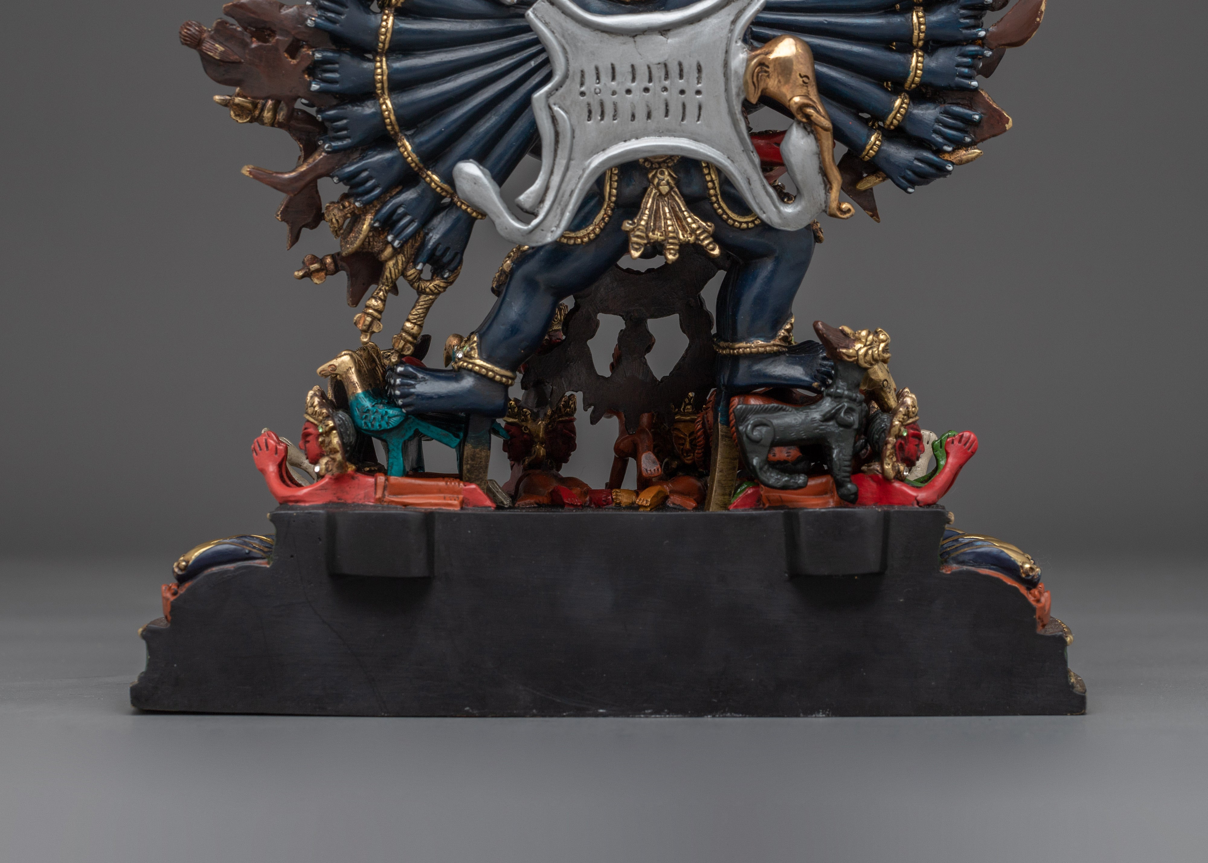 Tibetan Protector Deity Yamantaka Sculpture | Traditional Artwork