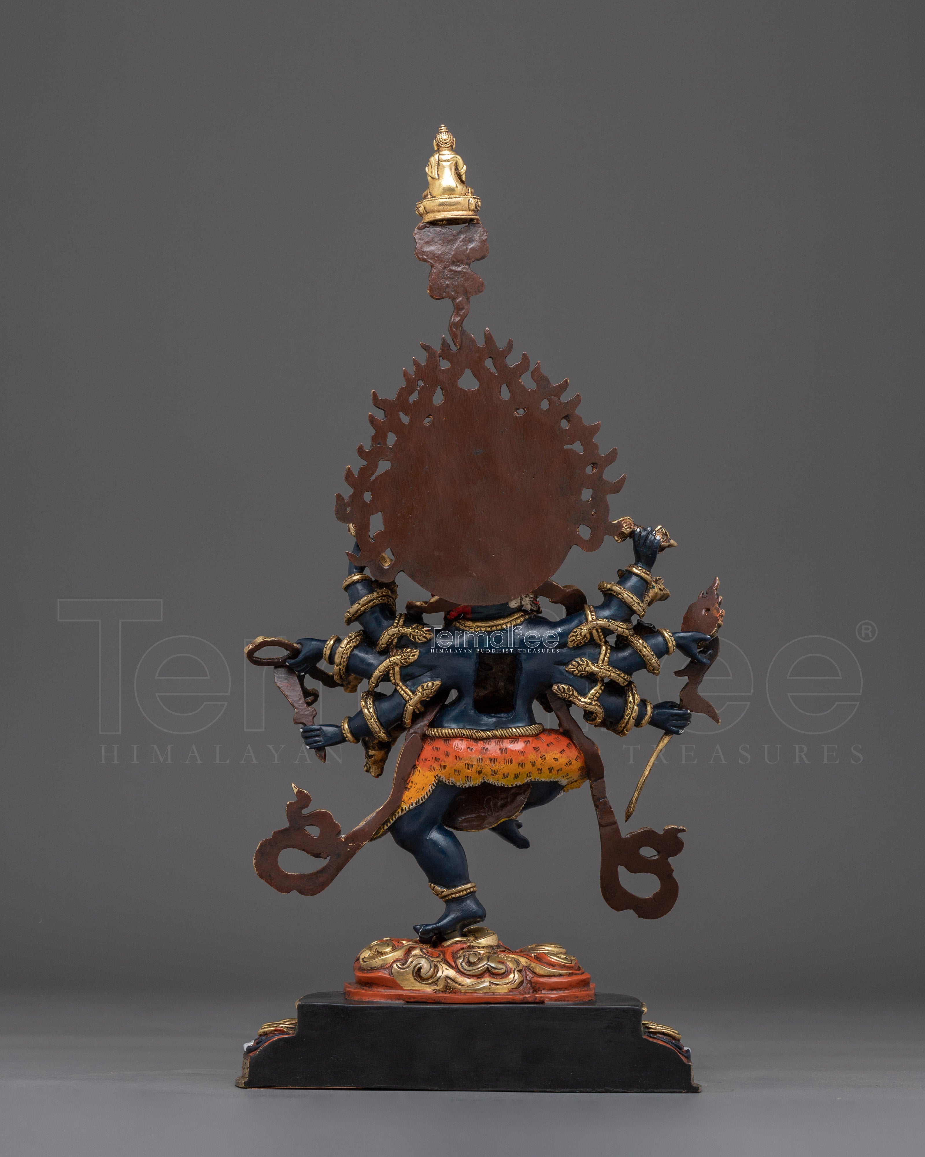 Dharma Protecor Deity Uchusma Statue | Traditional Artwork