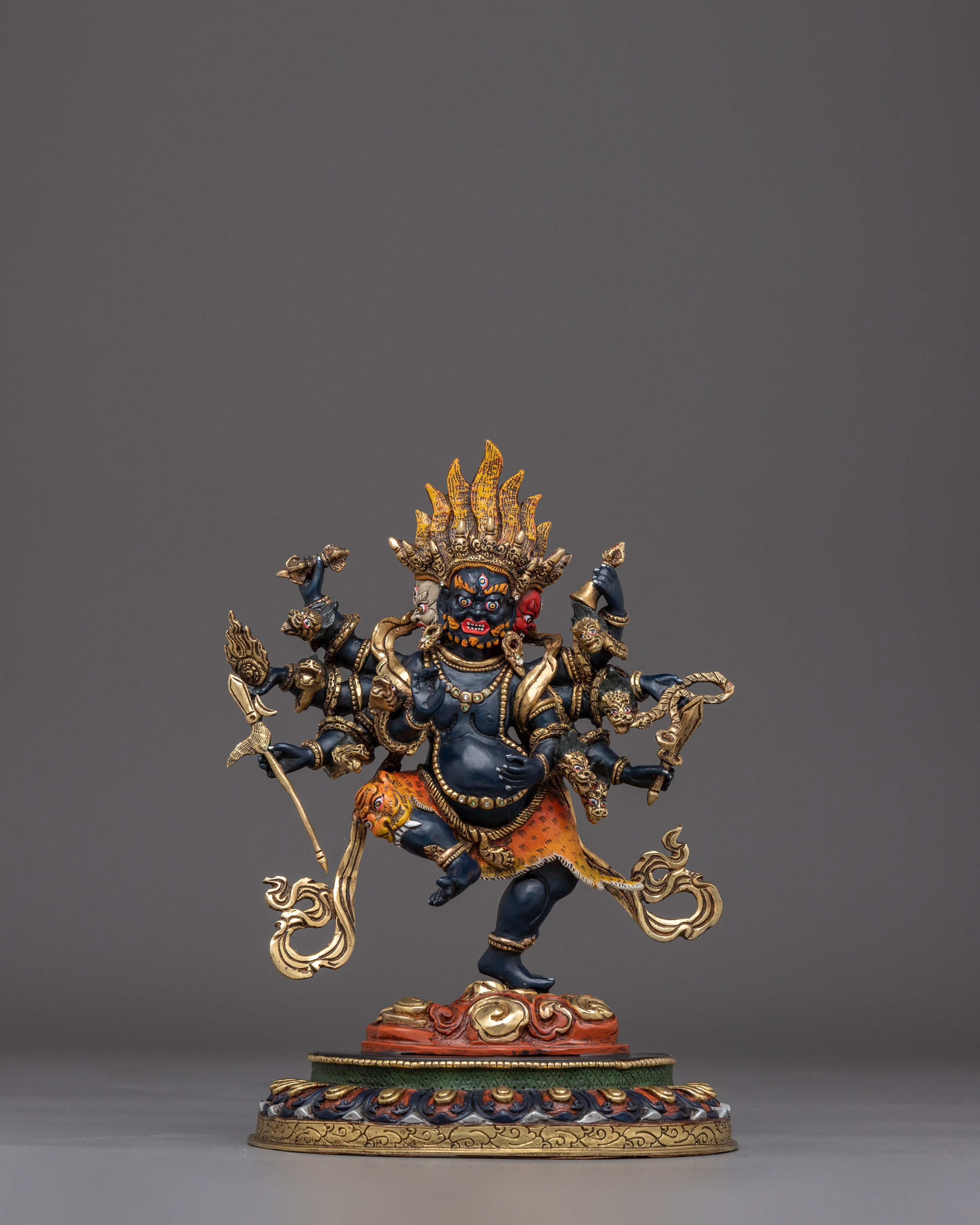 Dharma Protecor Deity Uchusma Statue | Traditional Artwork