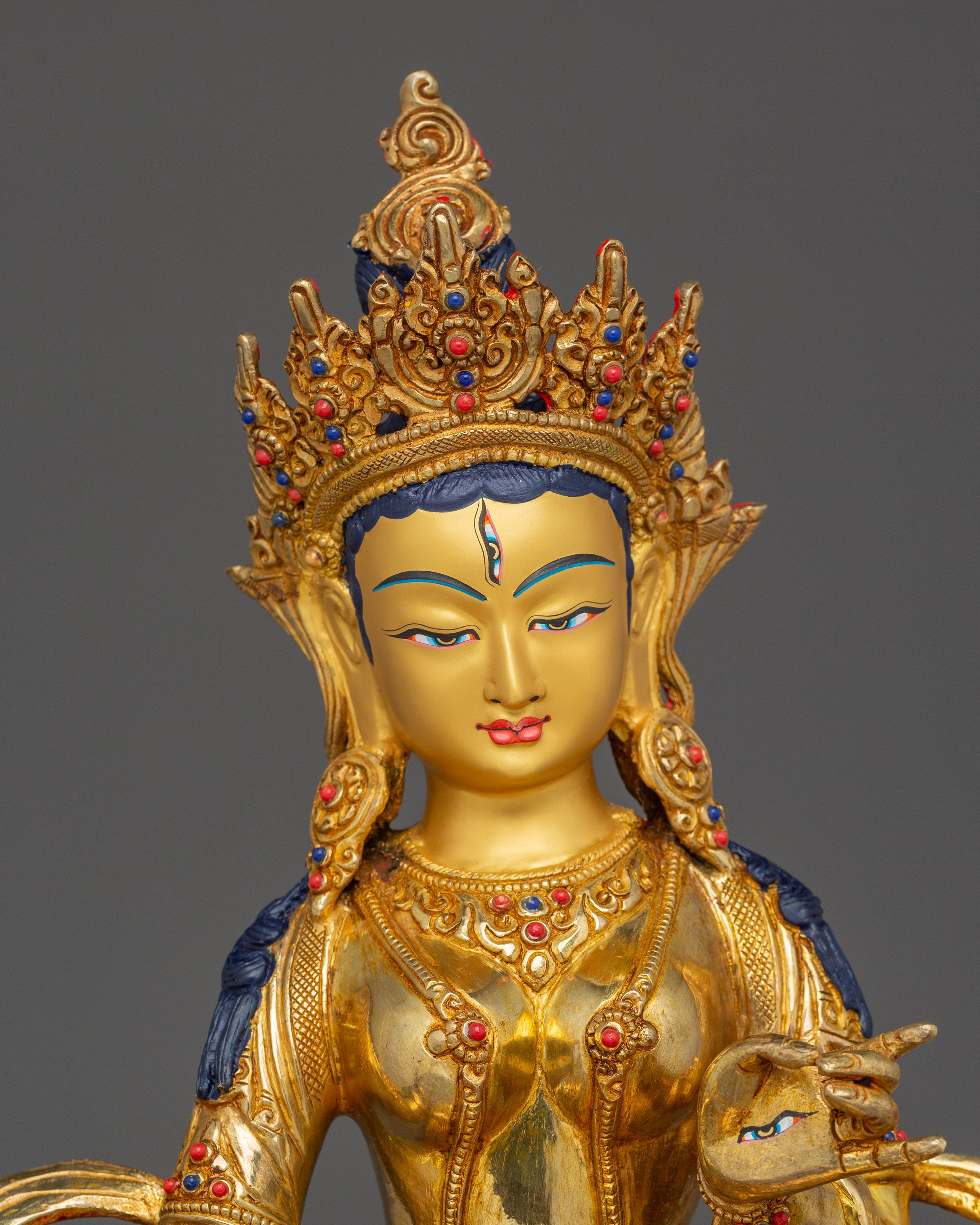 Parasol Protector Bodhisattva Dukar Statue for Dharma Decor