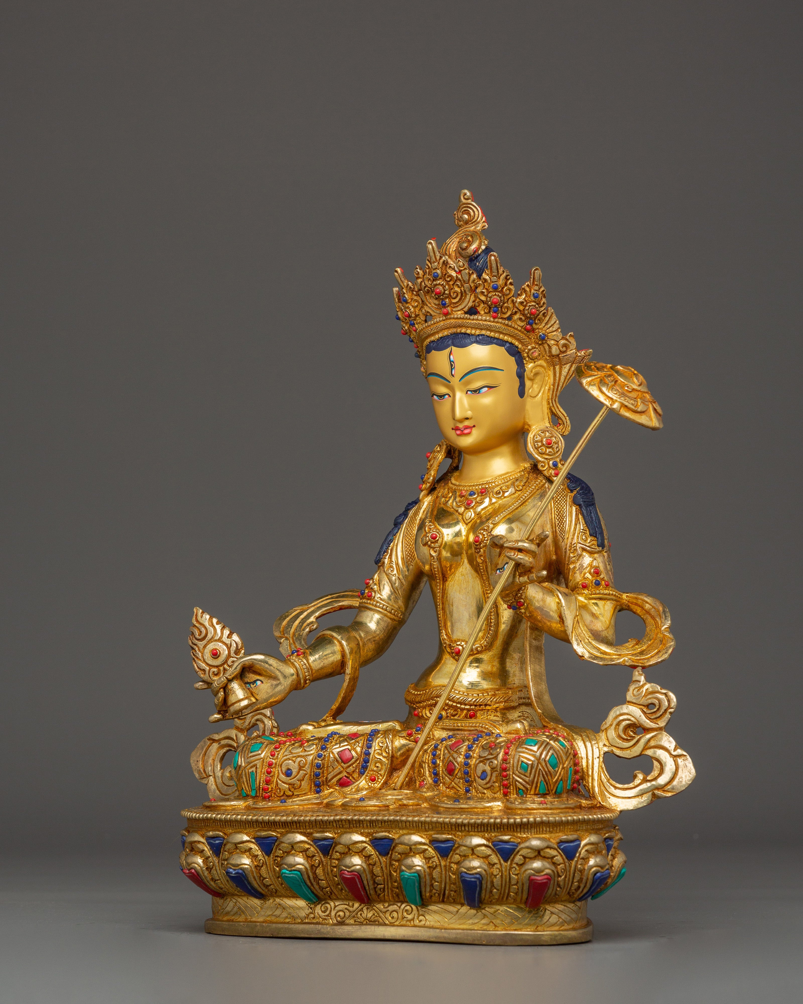 Parasol Protector Bodhisattva Dukar Statue for Dharma Decor