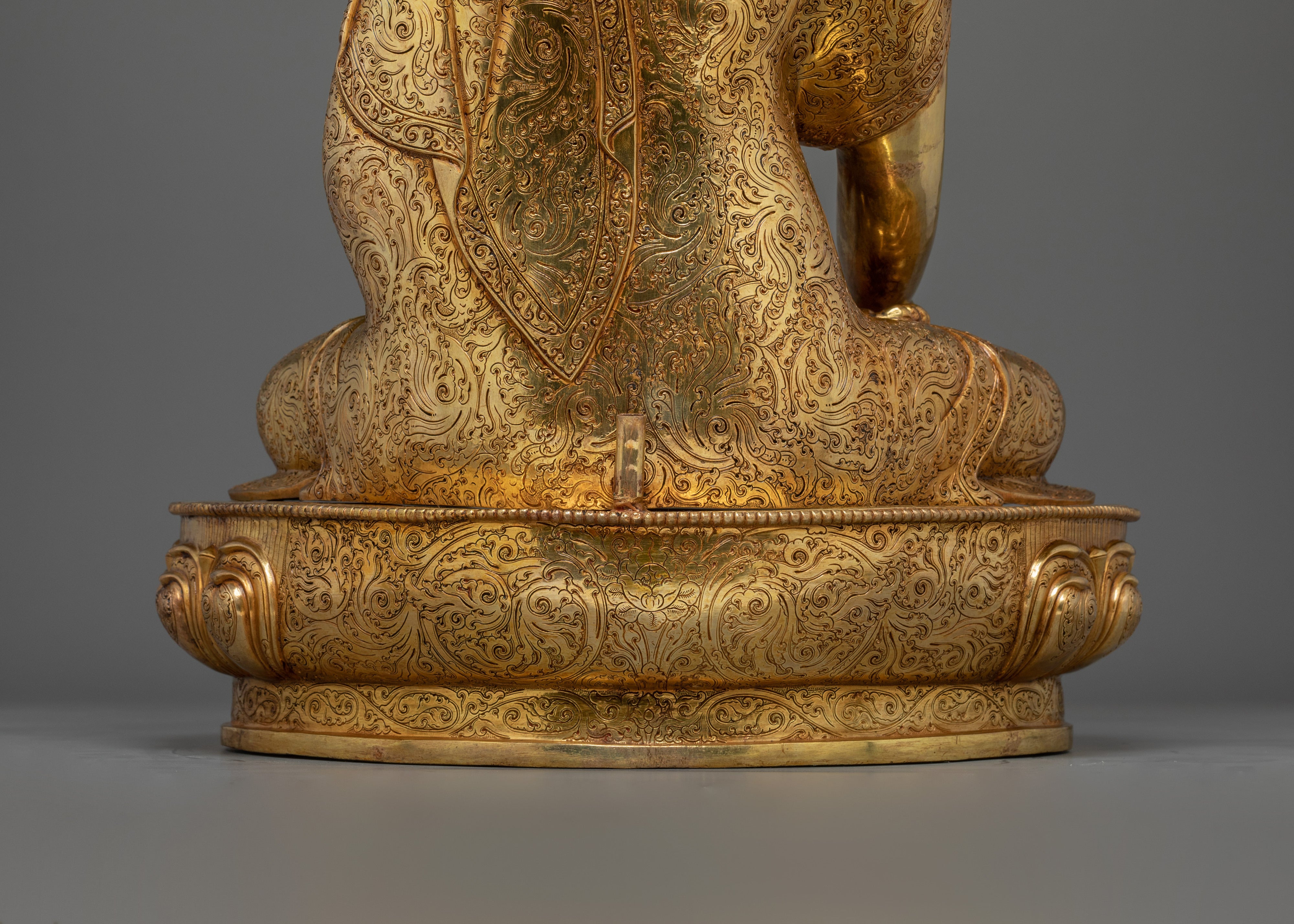 33.7 Inch Handmade Shakyamuni Buddha Statue | Meditation Icon