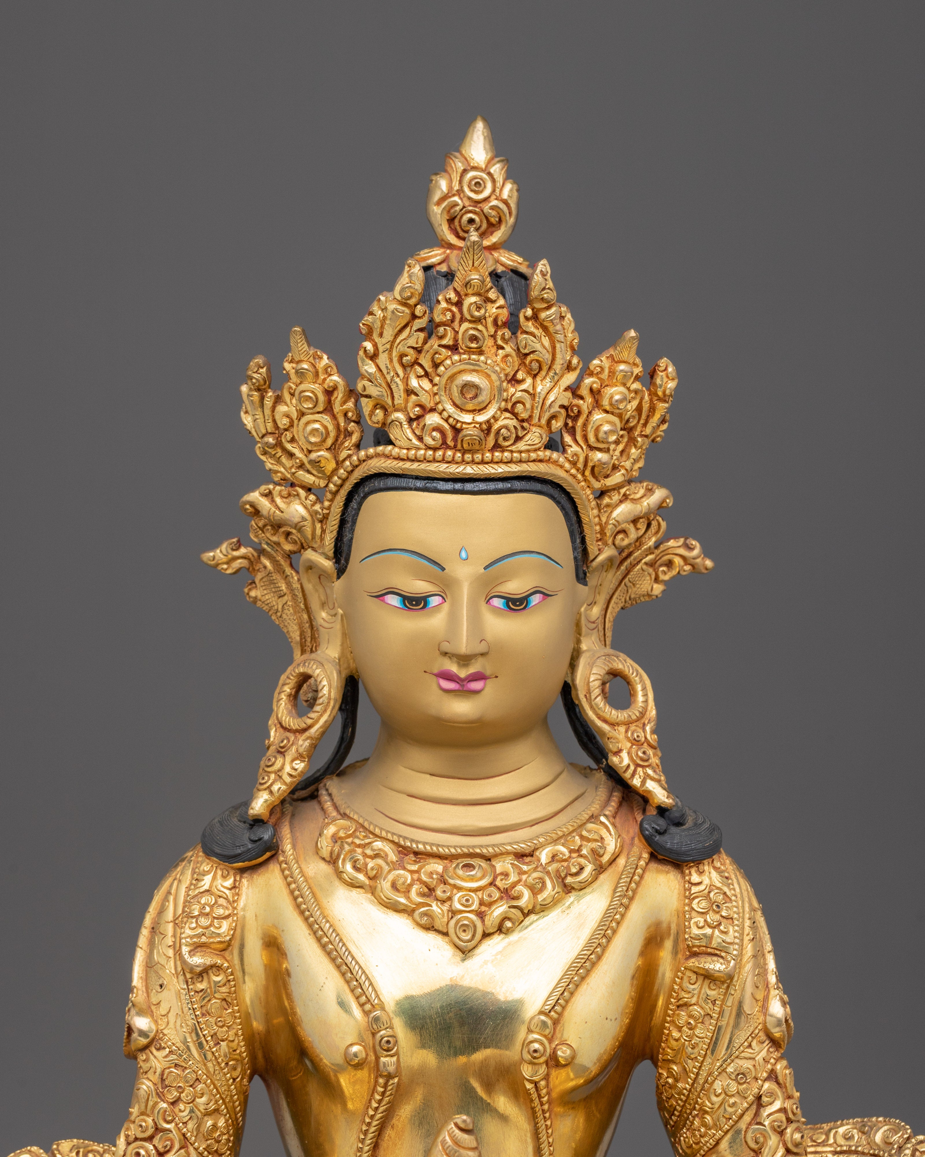Statue of Longevity Icon Amitayus | Buddha of Infinite Light