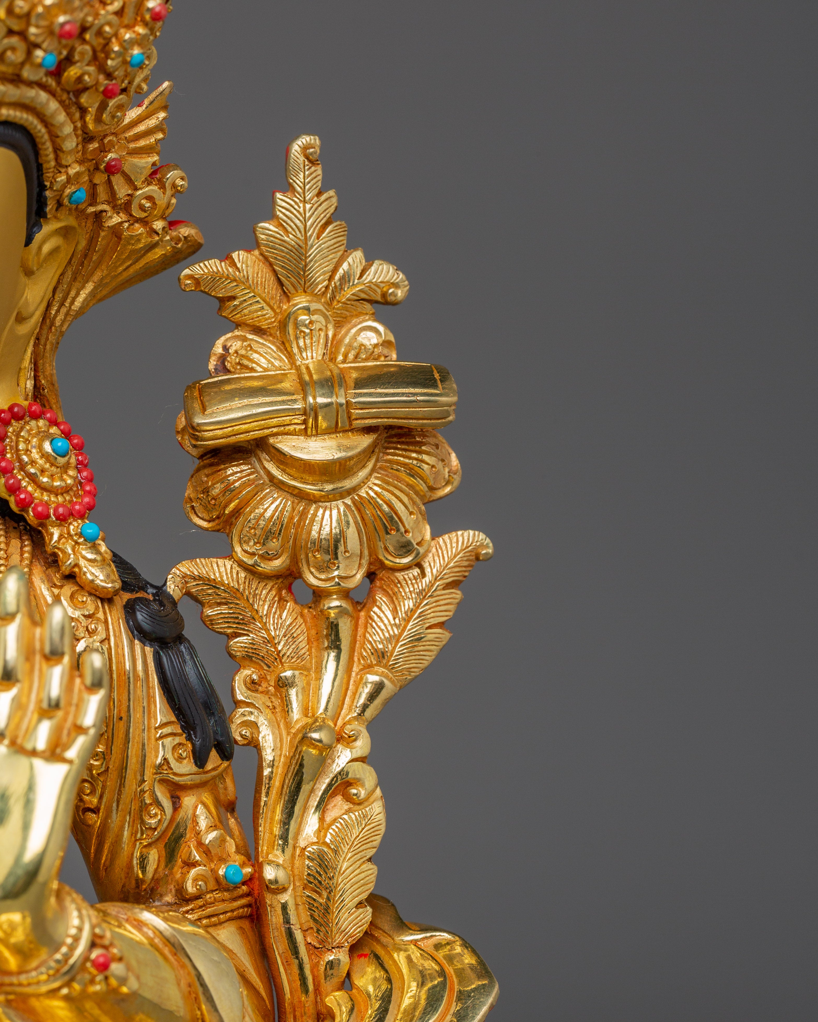 Manjushri, Bodhisattva of Insight | Nepali Handcrafted Masterpiece