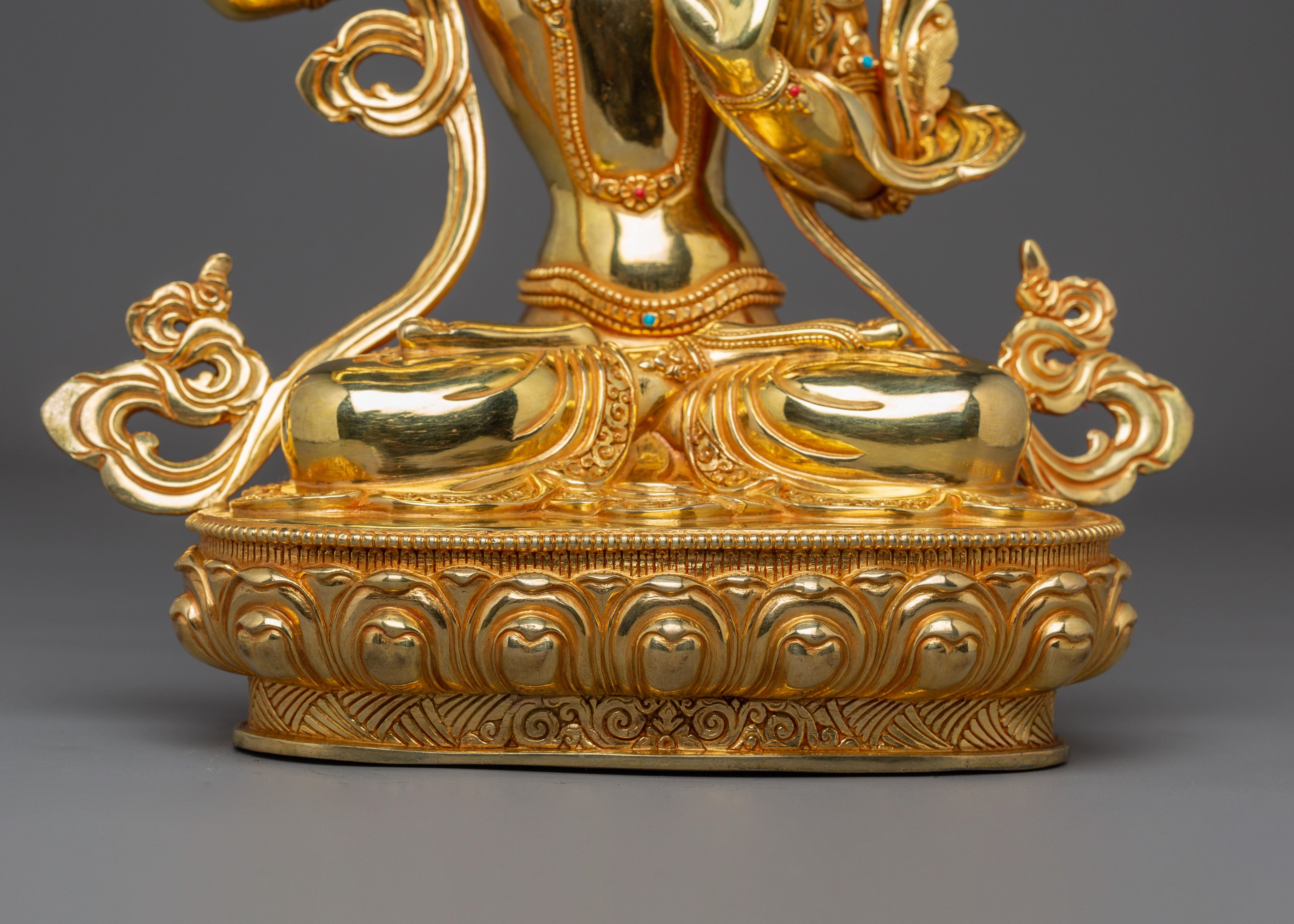 Manjushri, Bodhisattva of Insight | Nepali Handcrafted Masterpiece