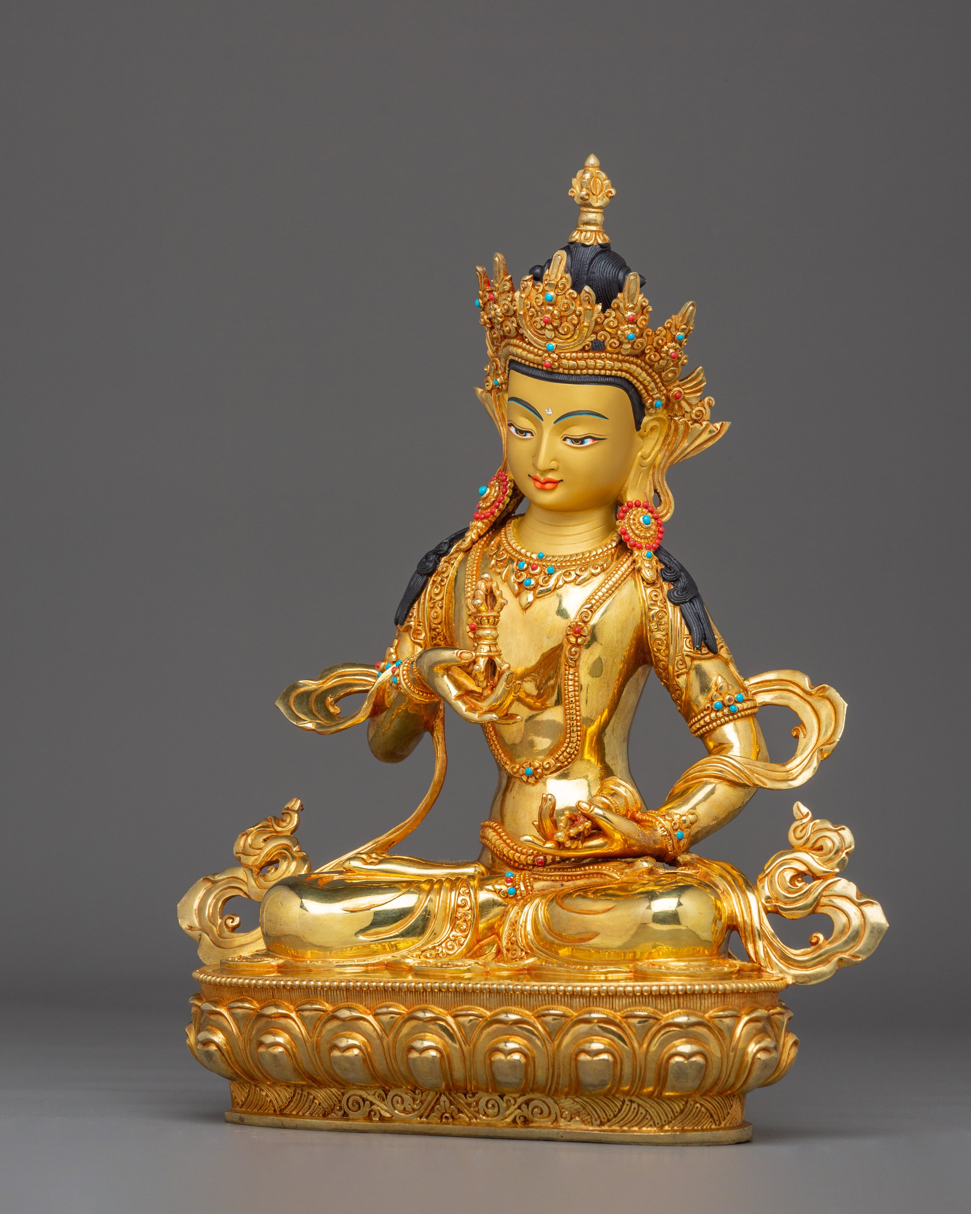 Himalayan Vajrasattva Icon | Handcrafted Purification Deity