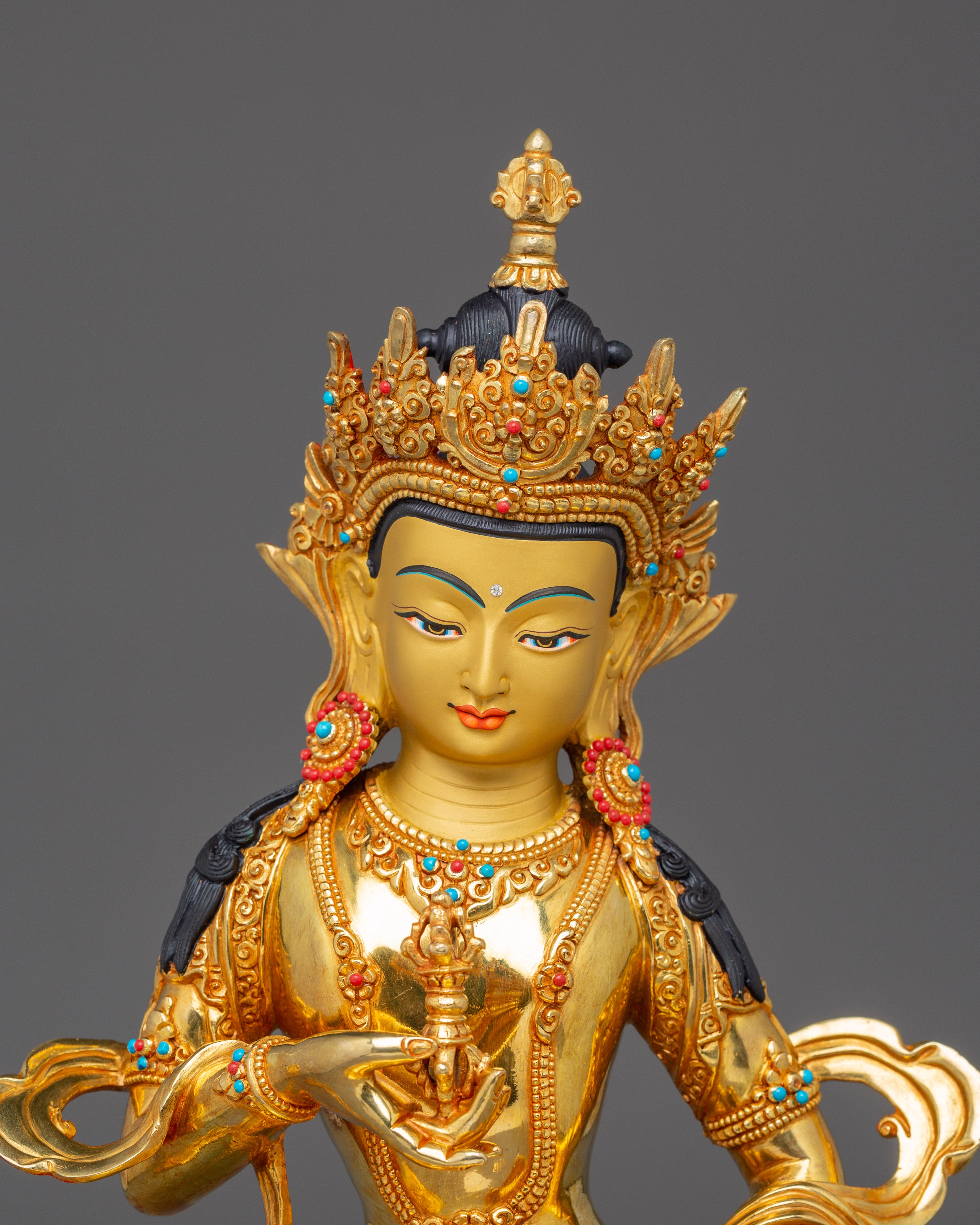 Himalayan Vajrasattva Icon | Handcrafted Purification Deity