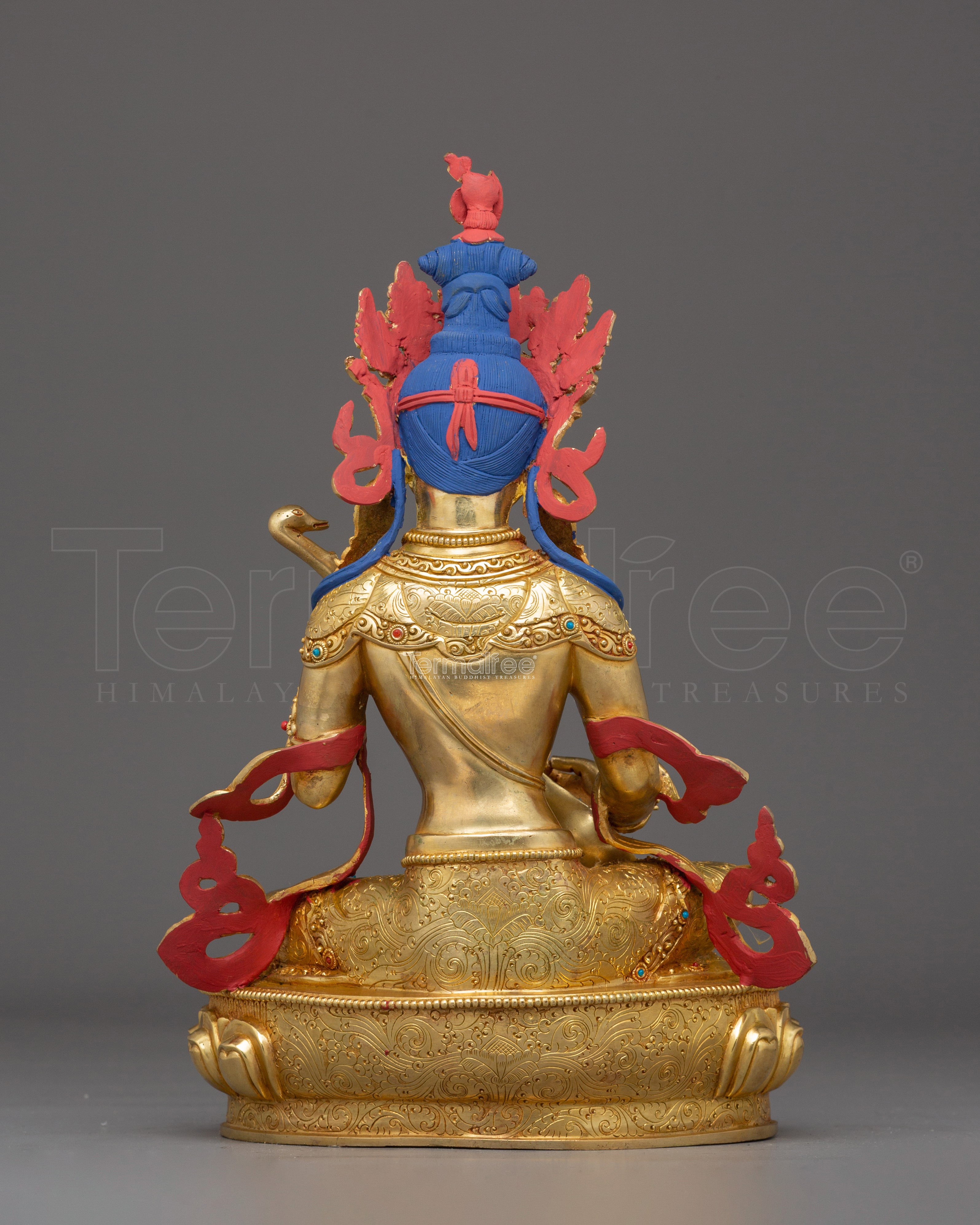 Saraswati, Goddess of Knowledge and Wisdom | Nepali Handcrafted Icon