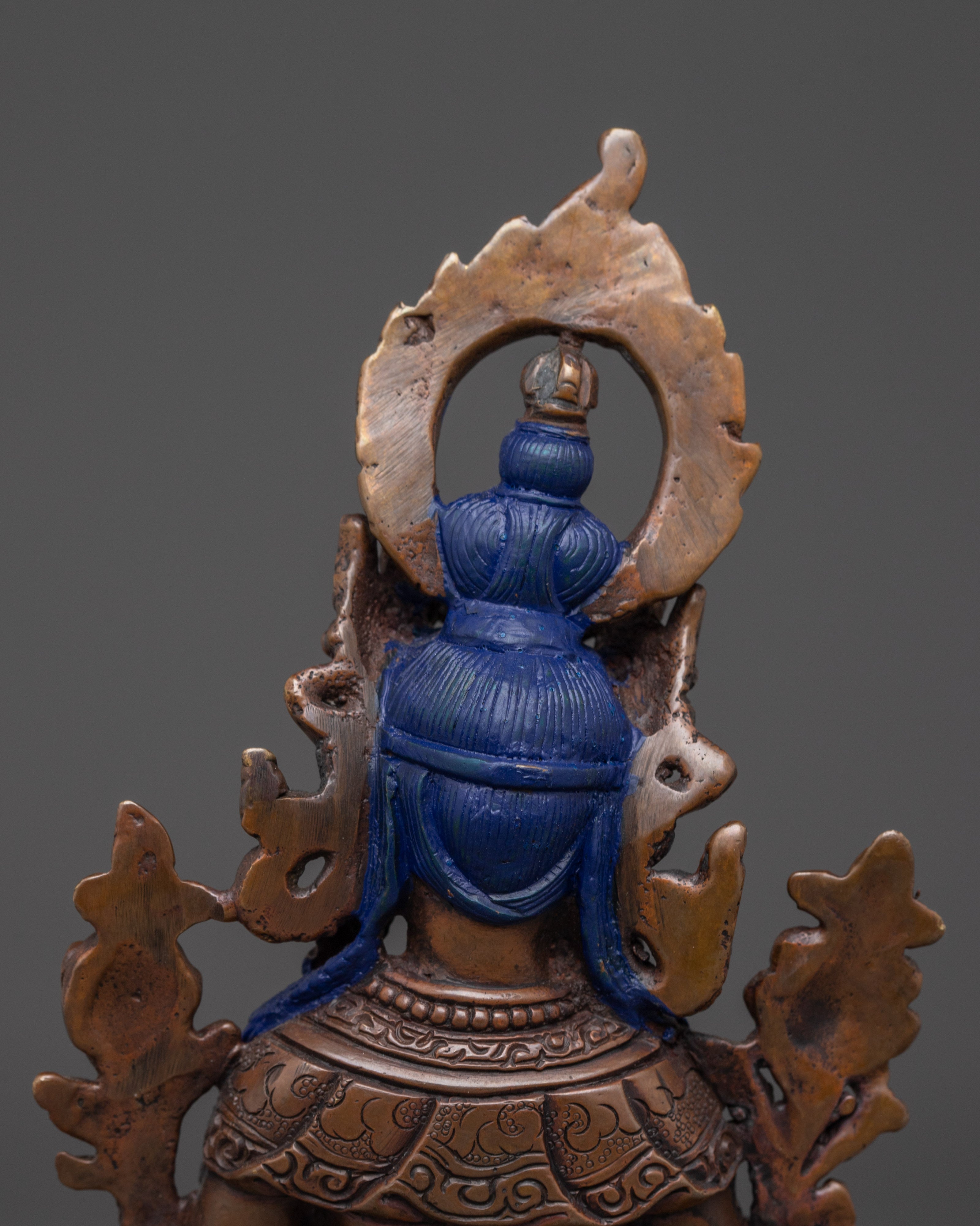 Oxidized Copper Statue of Green Tara | Shyama Tara - Mother of Liberation