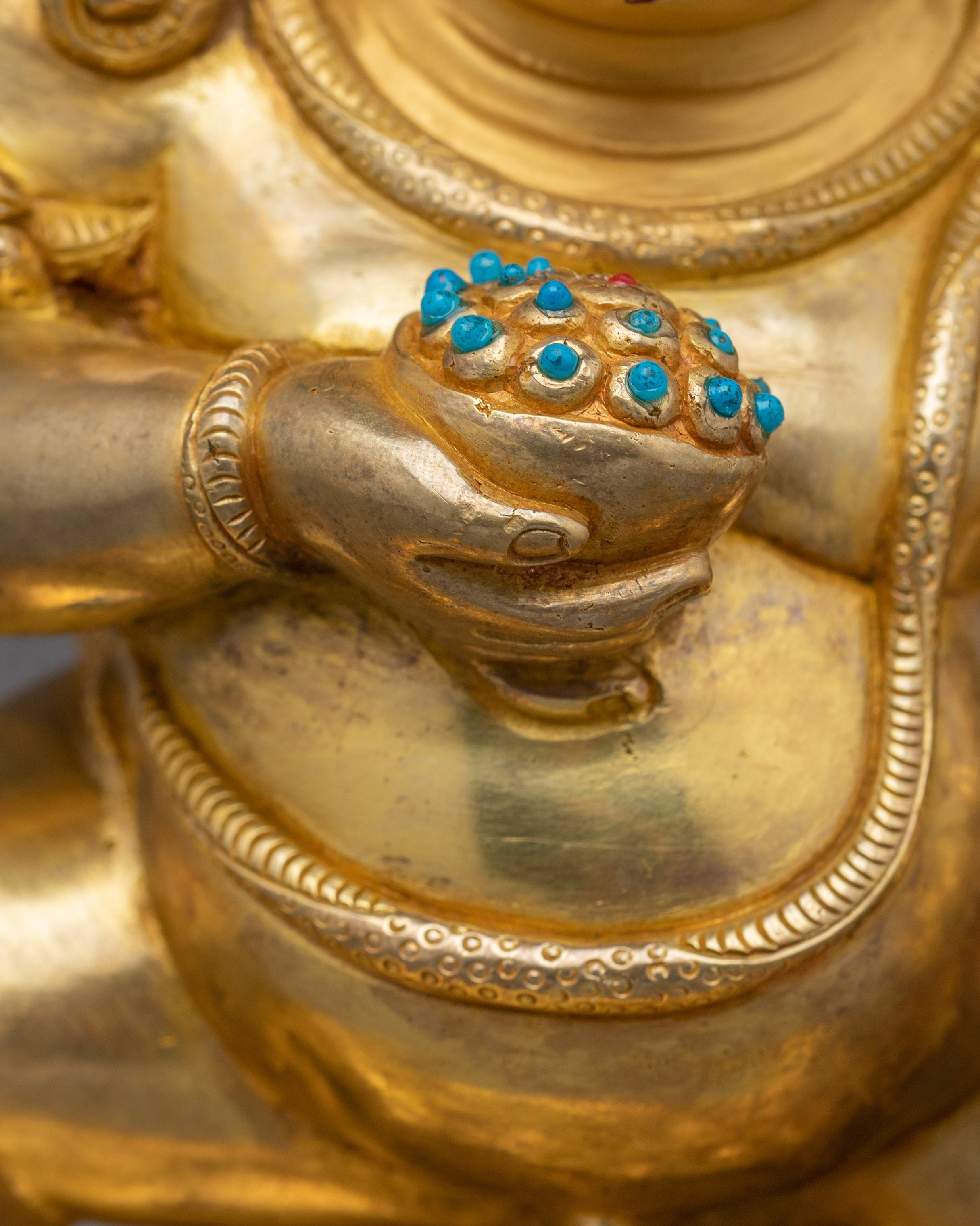 Black Dzambhala, Tantric Wealth Deity | Nepali Handcrafted Icon