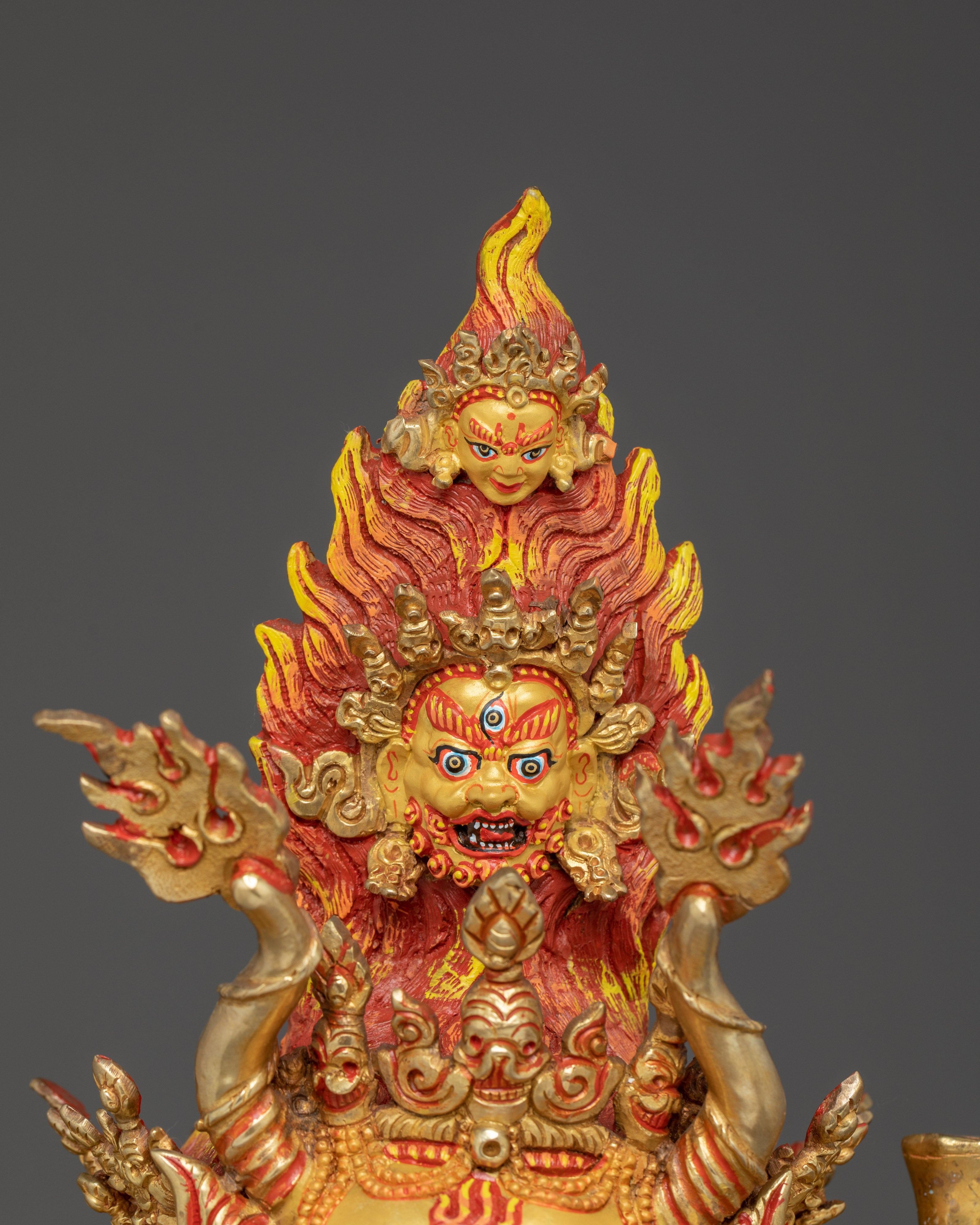 Tibetan Protector Yamantaka Deity - Traditional Artwork