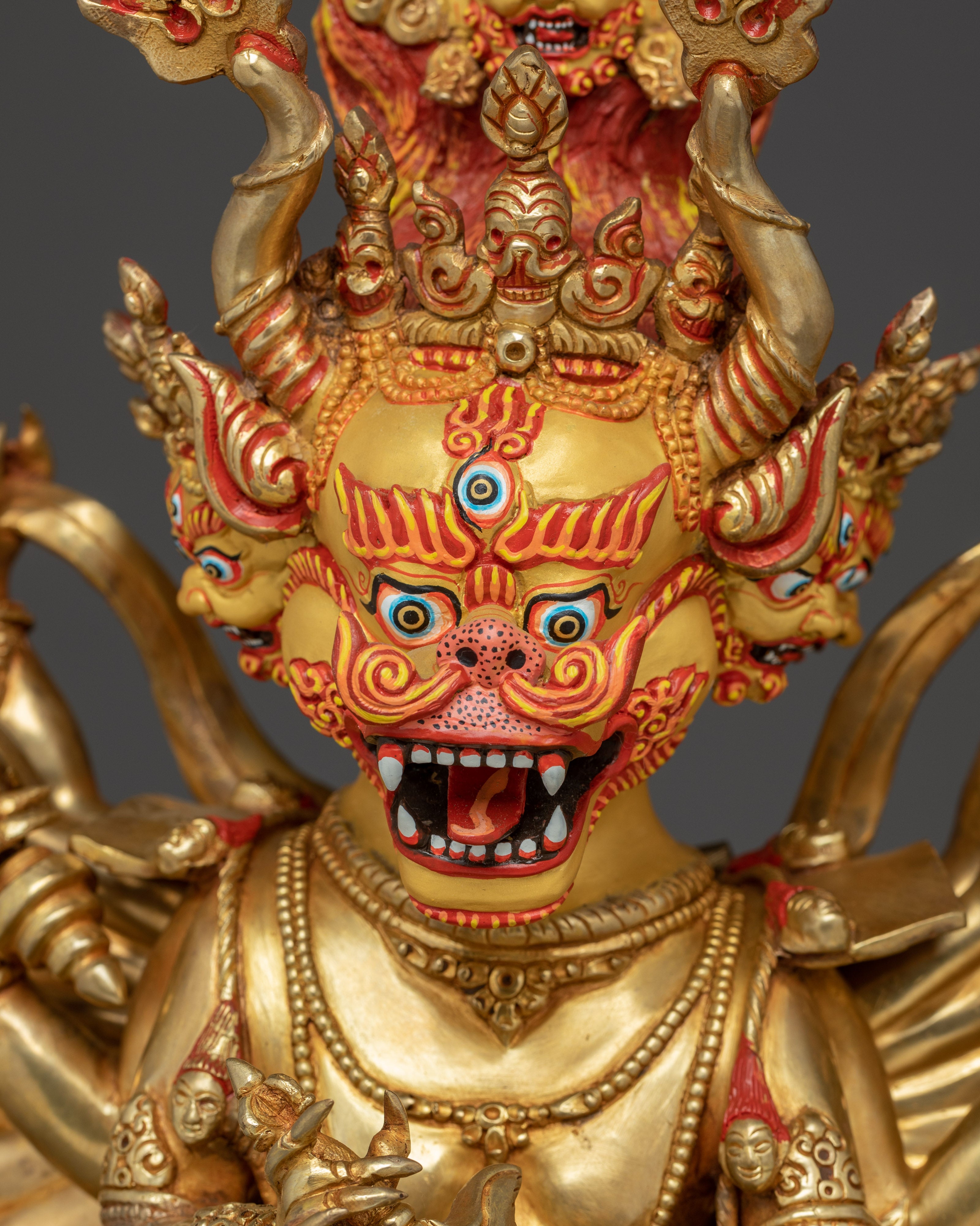 Tibetan Protector Yamantaka Deity - Traditional Artwork