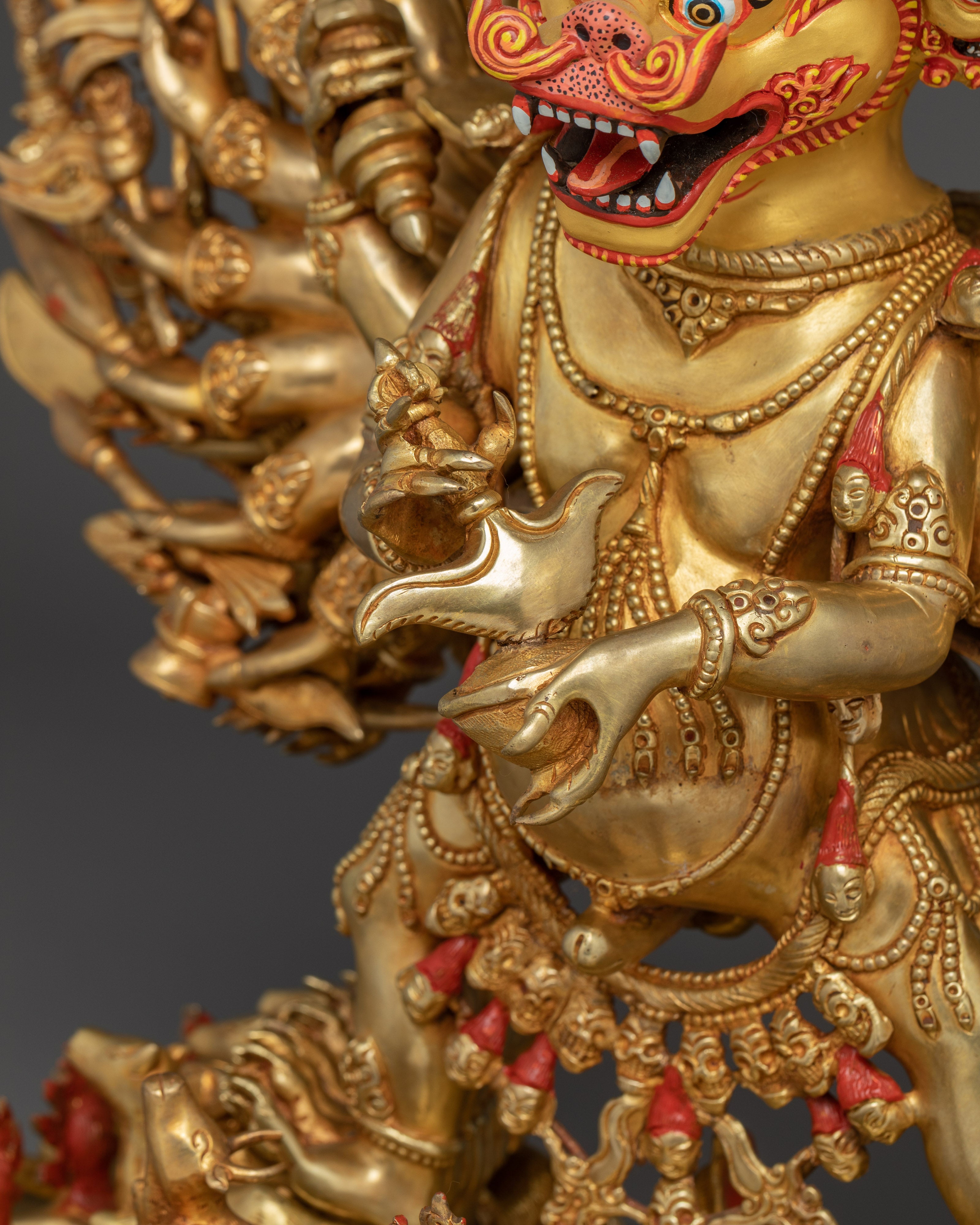 Tibetan Protector Yamantaka Deity - Traditional Artwork