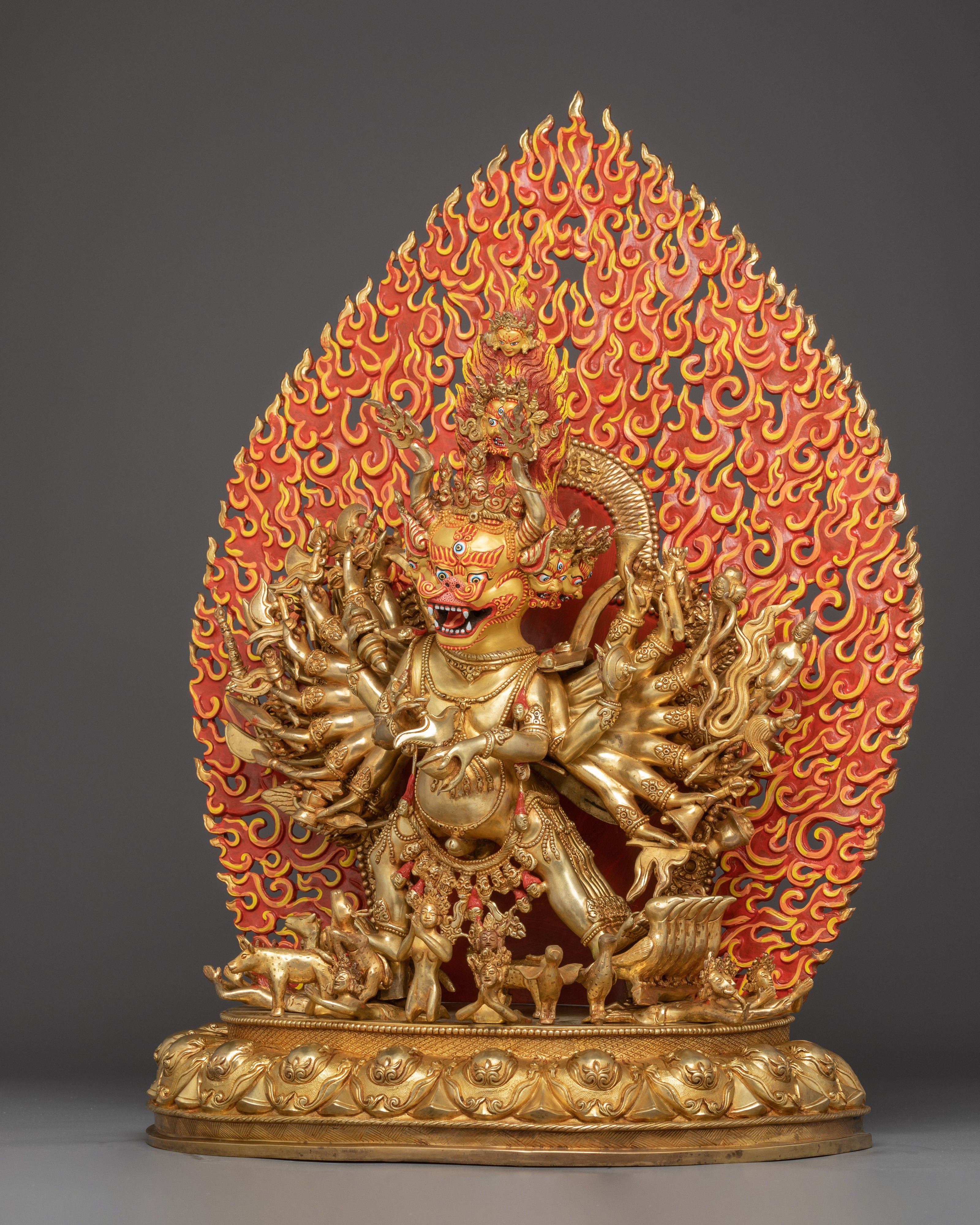 Tibetan Protector Yamantaka Deity - Traditional Artwork
