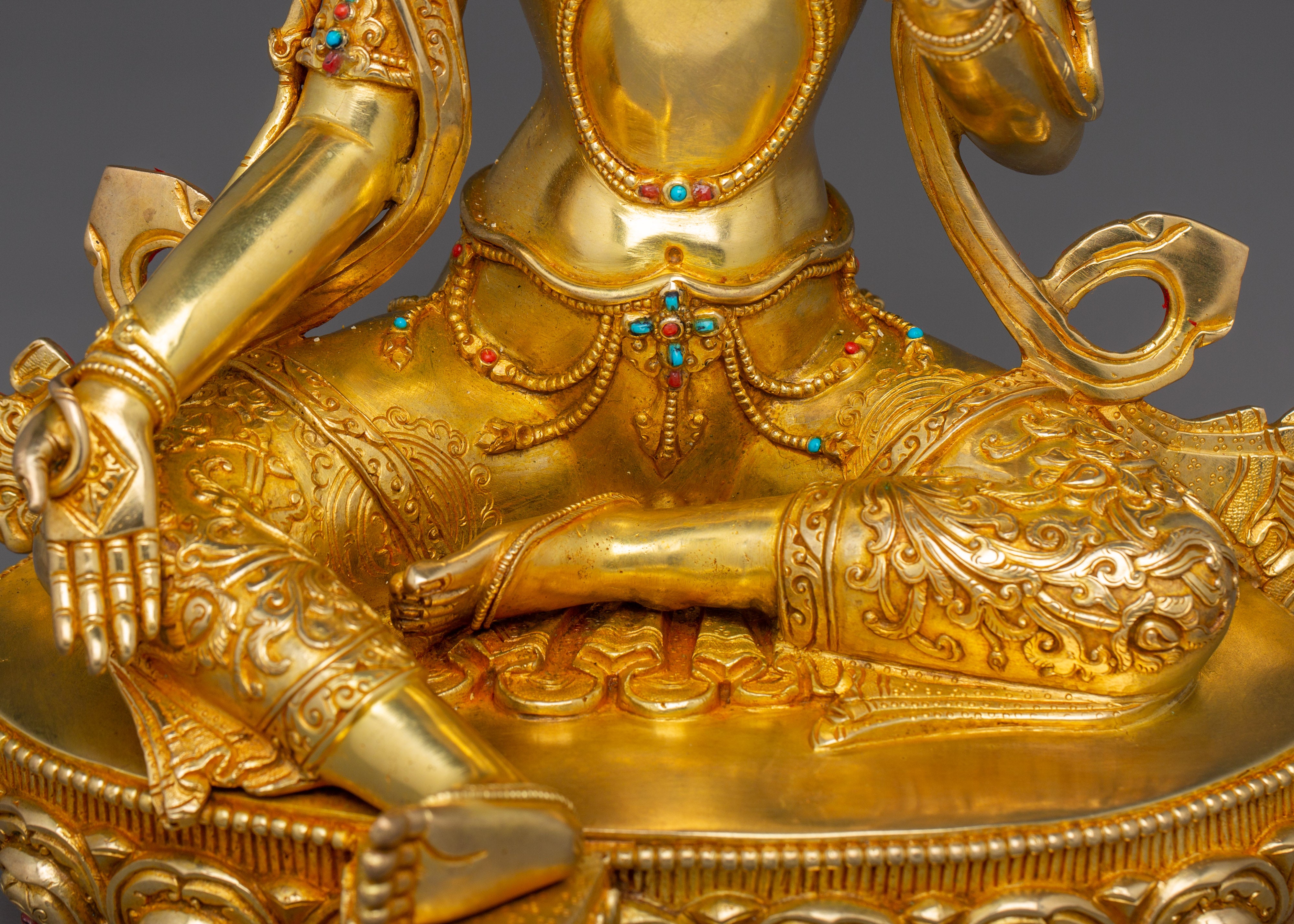 Green Tara Handmade Figurine | Mother of Liberation