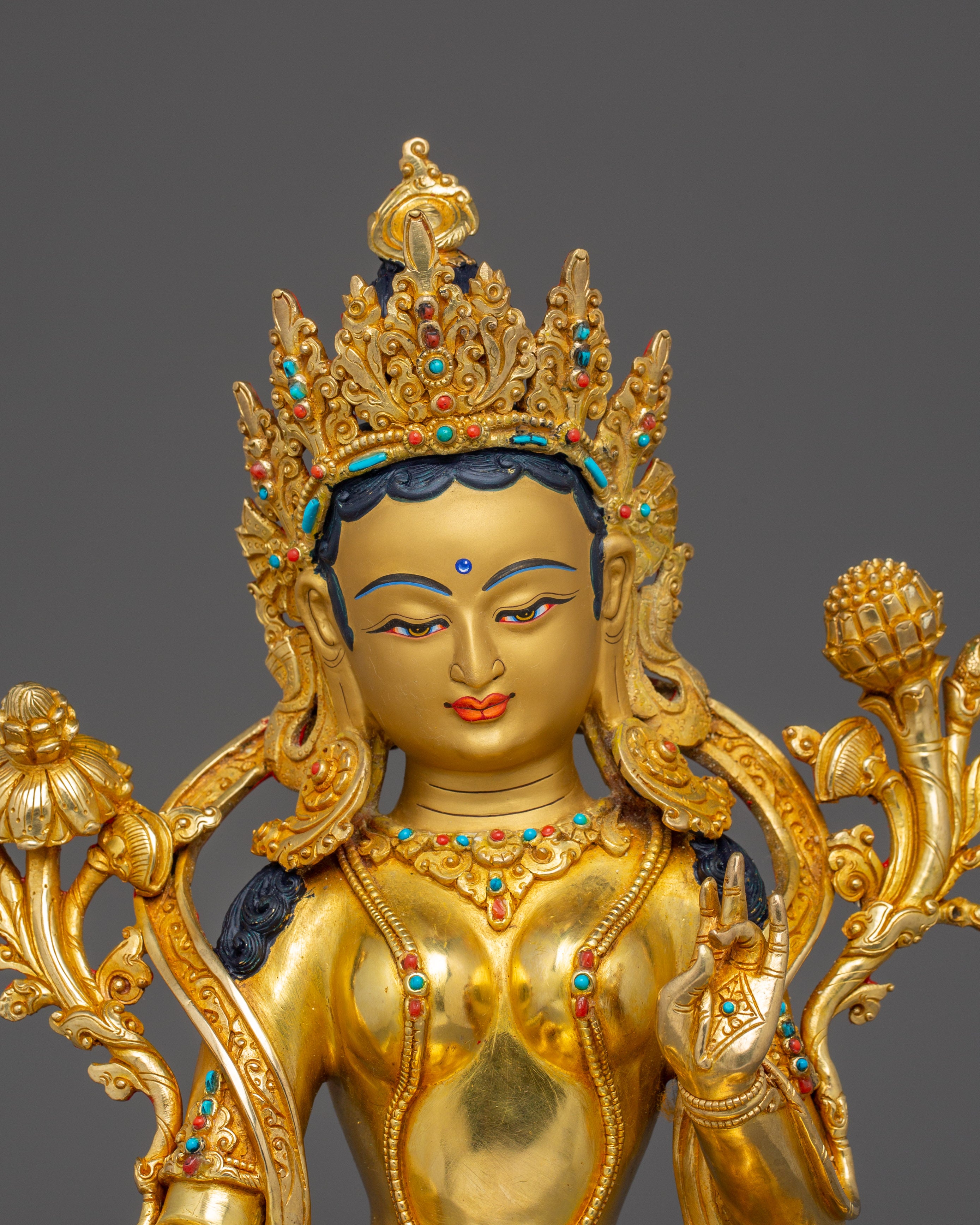 Green Tara Handmade Figurine | Mother of Liberation