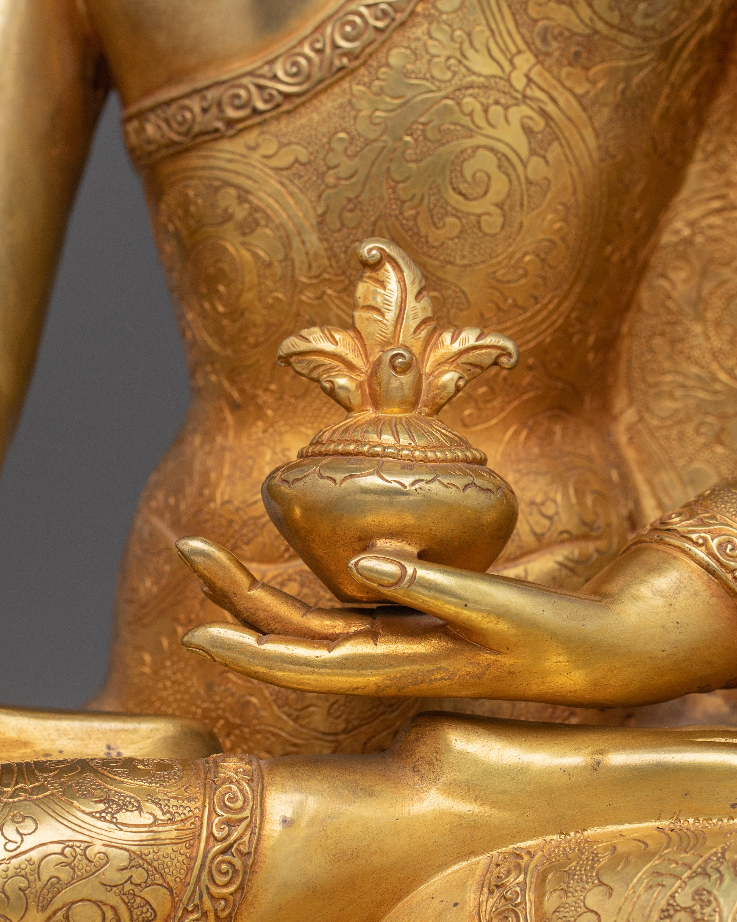 Peaceful Medicine Buddha Statue for Healing