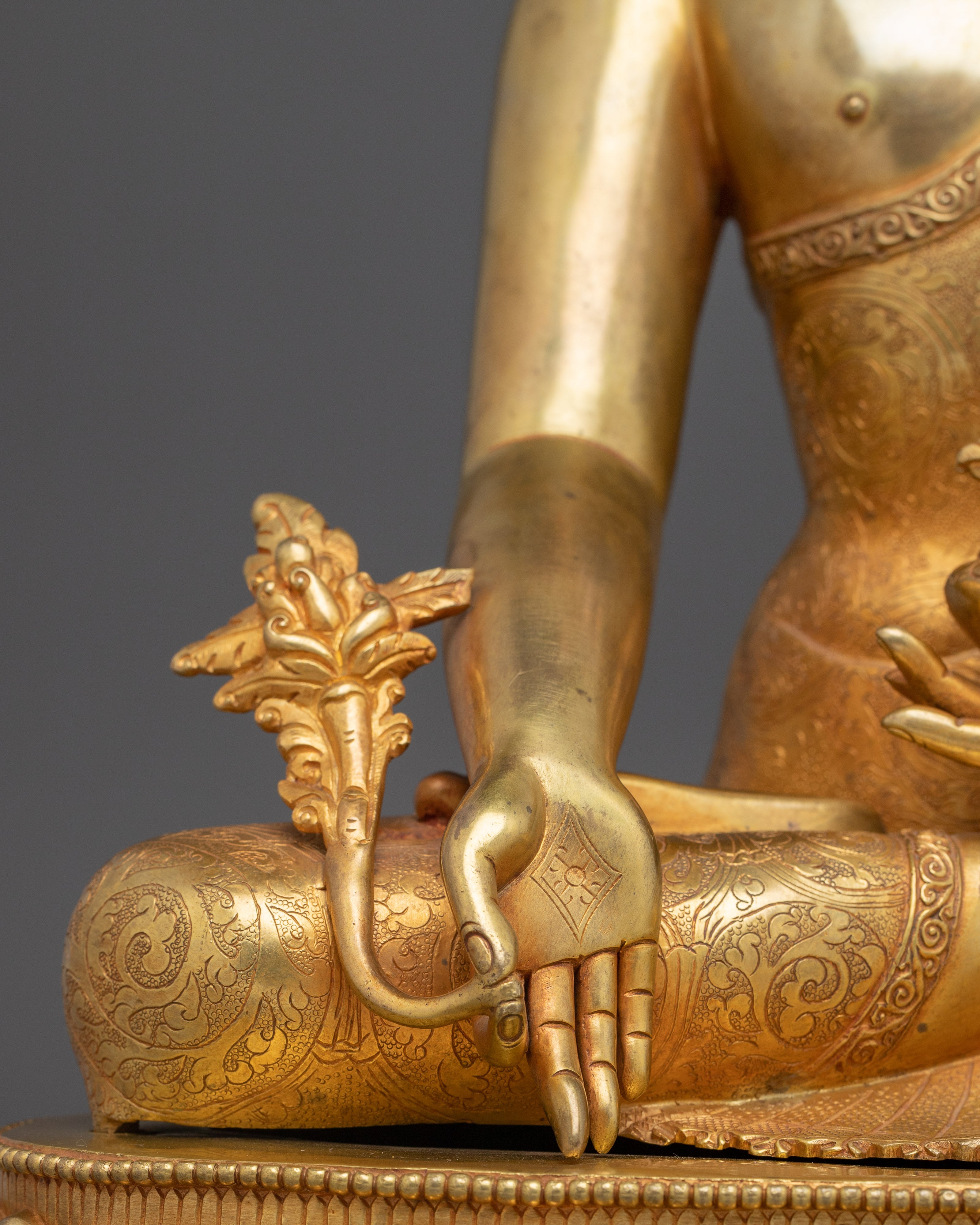 Peaceful Medicine Buddha Statue for Healing