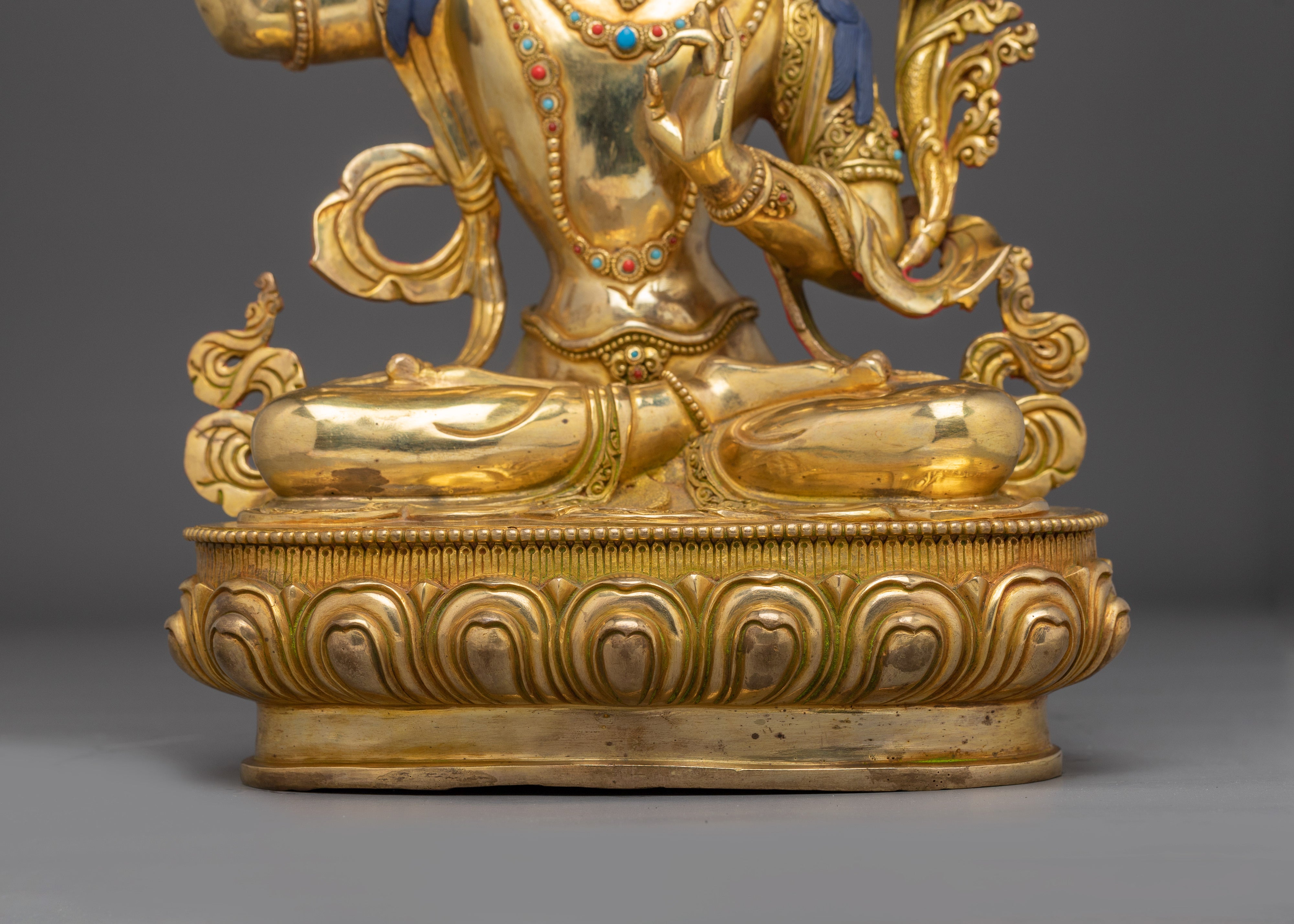 Divine Wisdom Bodhisattva Manjushri Statue