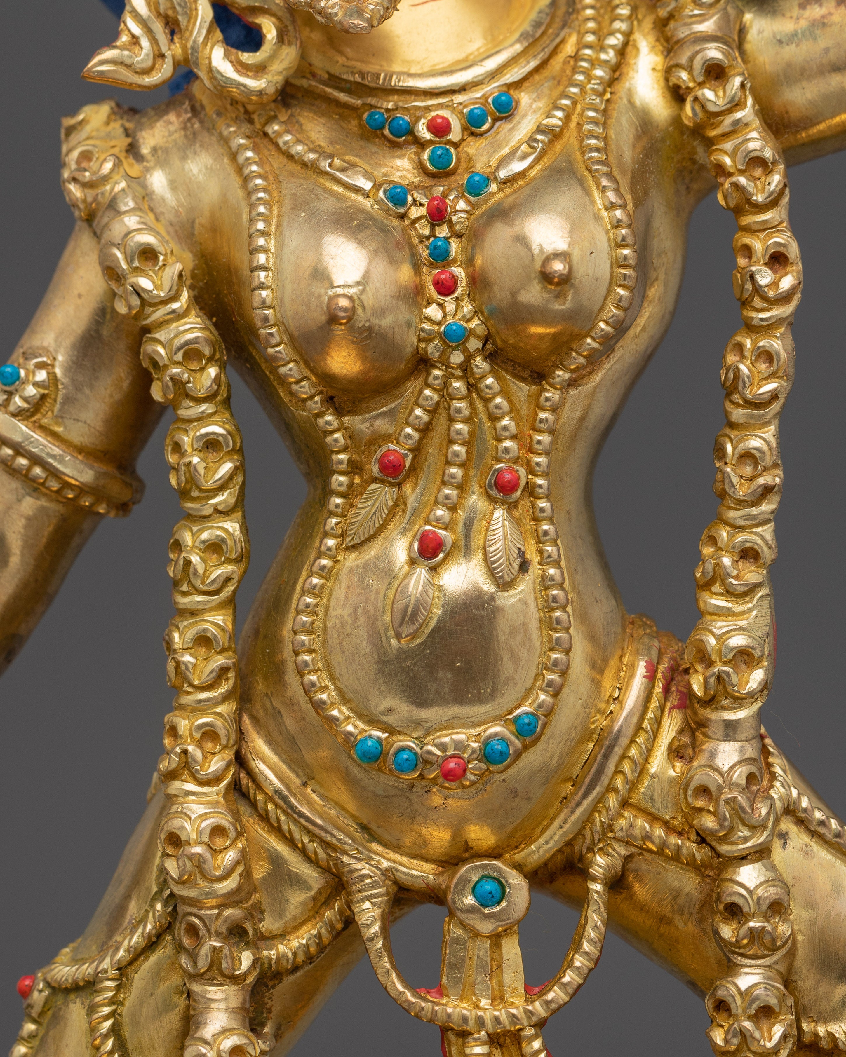 The Golden Vajrayogini Statue | Tantric Deity for Spiritual Empowerment