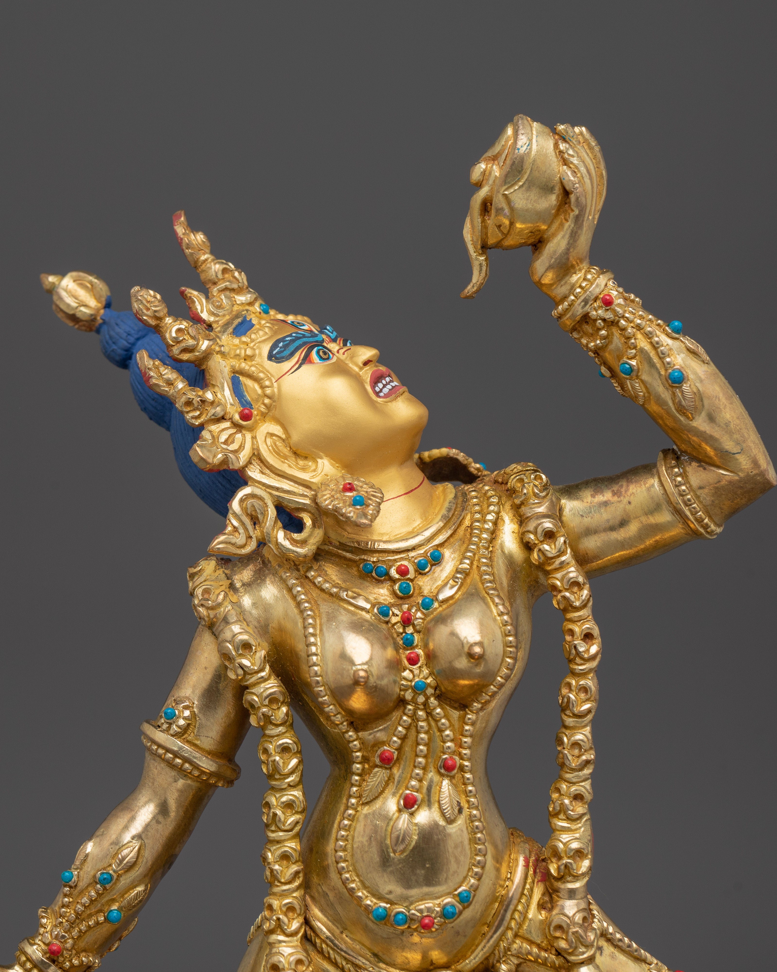 The Golden Vajrayogini Statue | Tantric Deity for Spiritual Empowerment