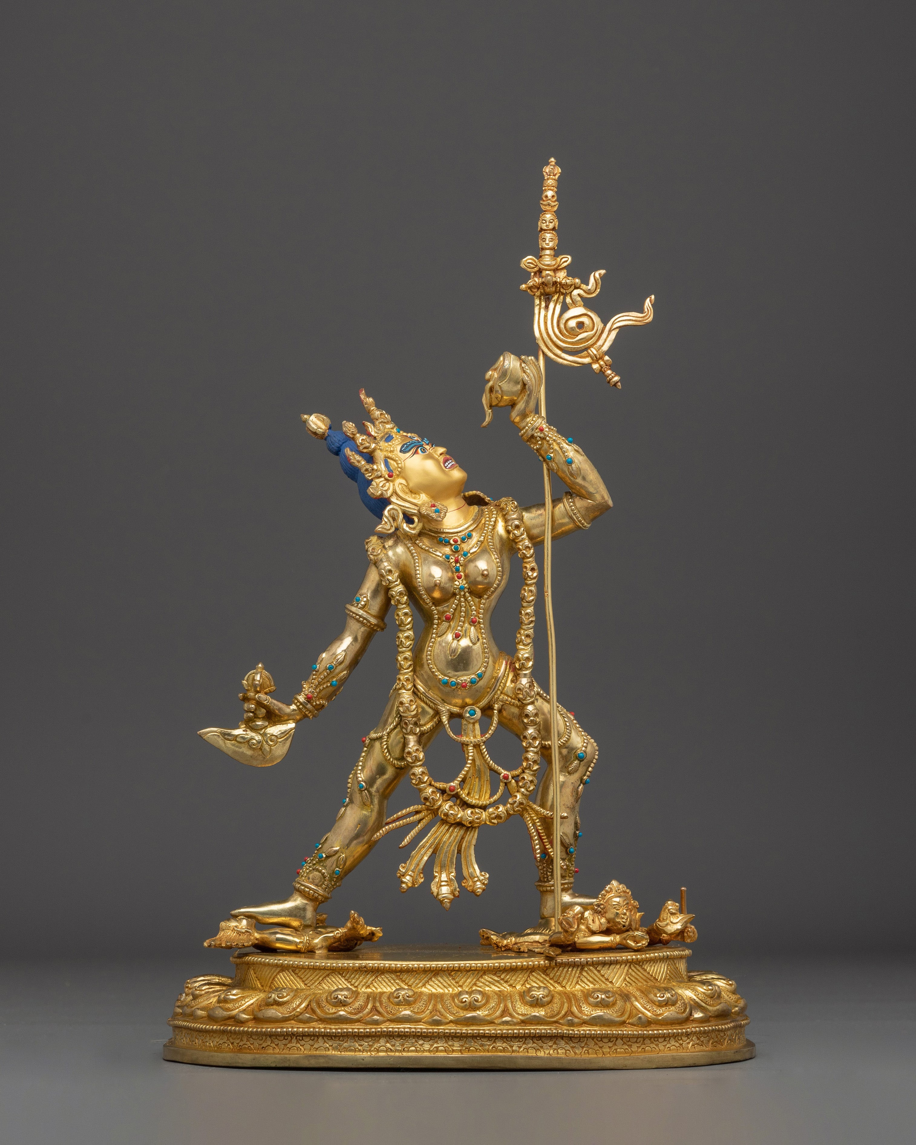 The Golden Vajrayogini Statue | Tantric Deity for Spiritual Empowerment