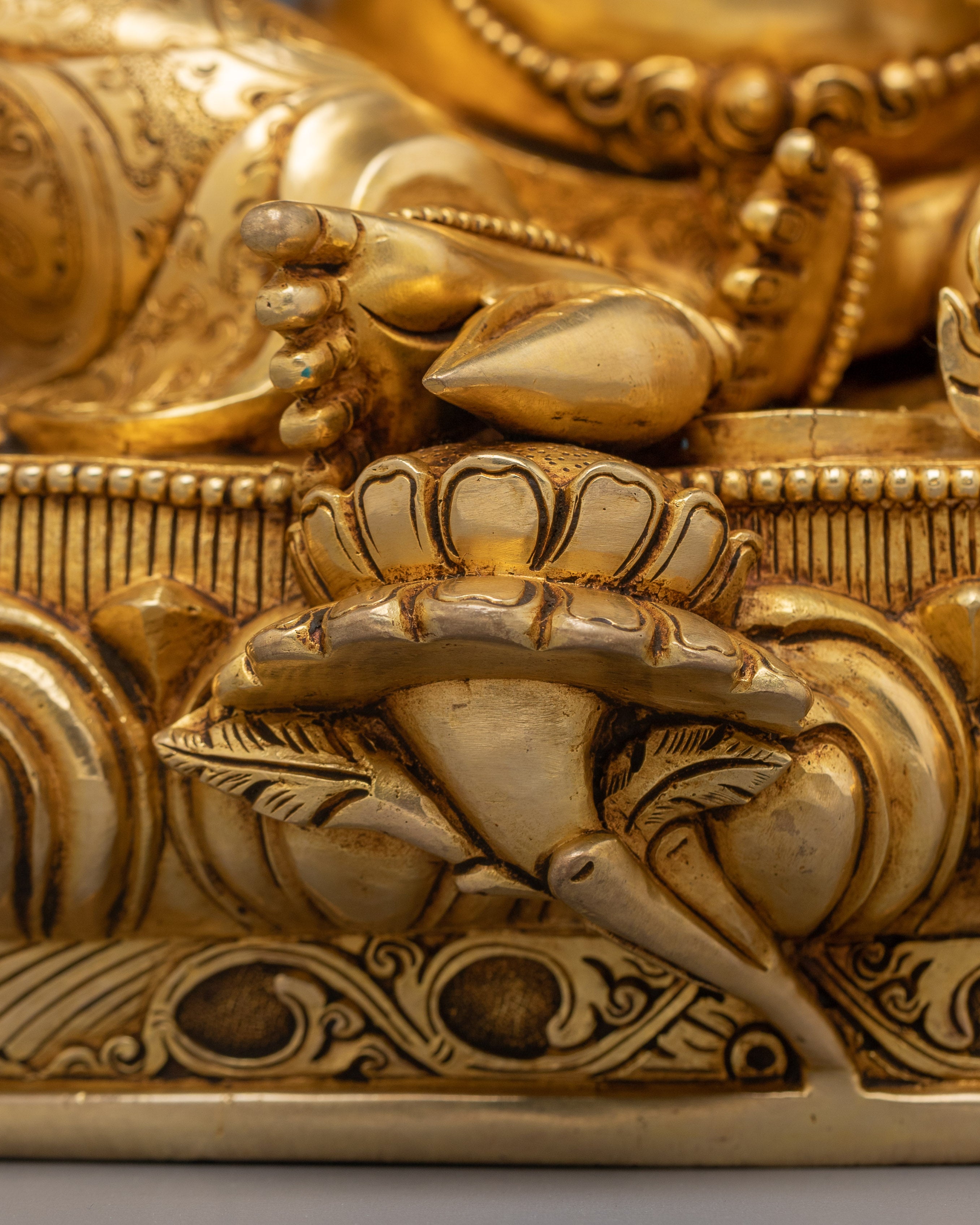 Dzambhala Statue: Buddhist Abundance Icon | Vajrayana Wealth Deity