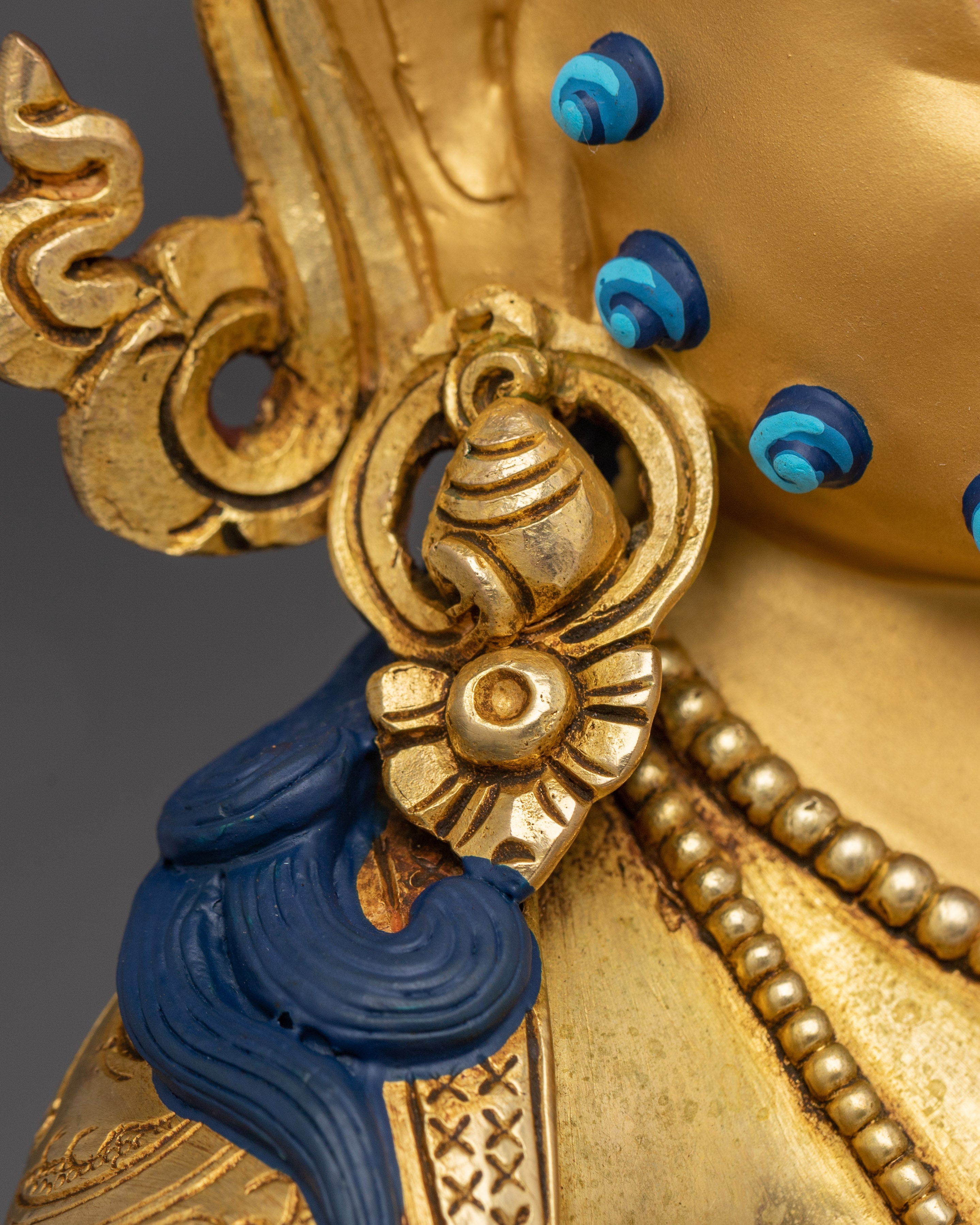 Dzambhala Statue: Buddhist Abundance Icon | Vajrayana Wealth Deity