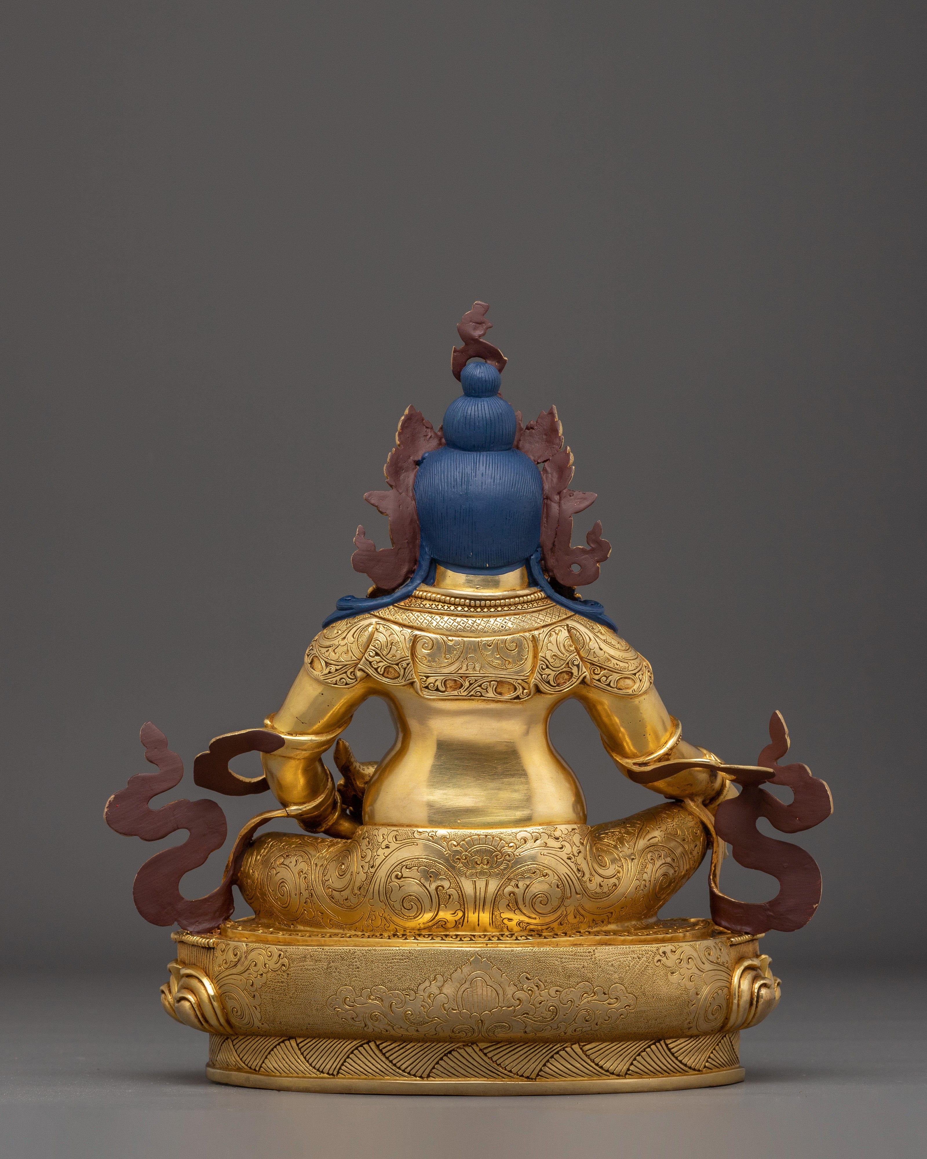 Dzambhala Statue: Buddhist Abundance Icon | Vajrayana Wealth Deity