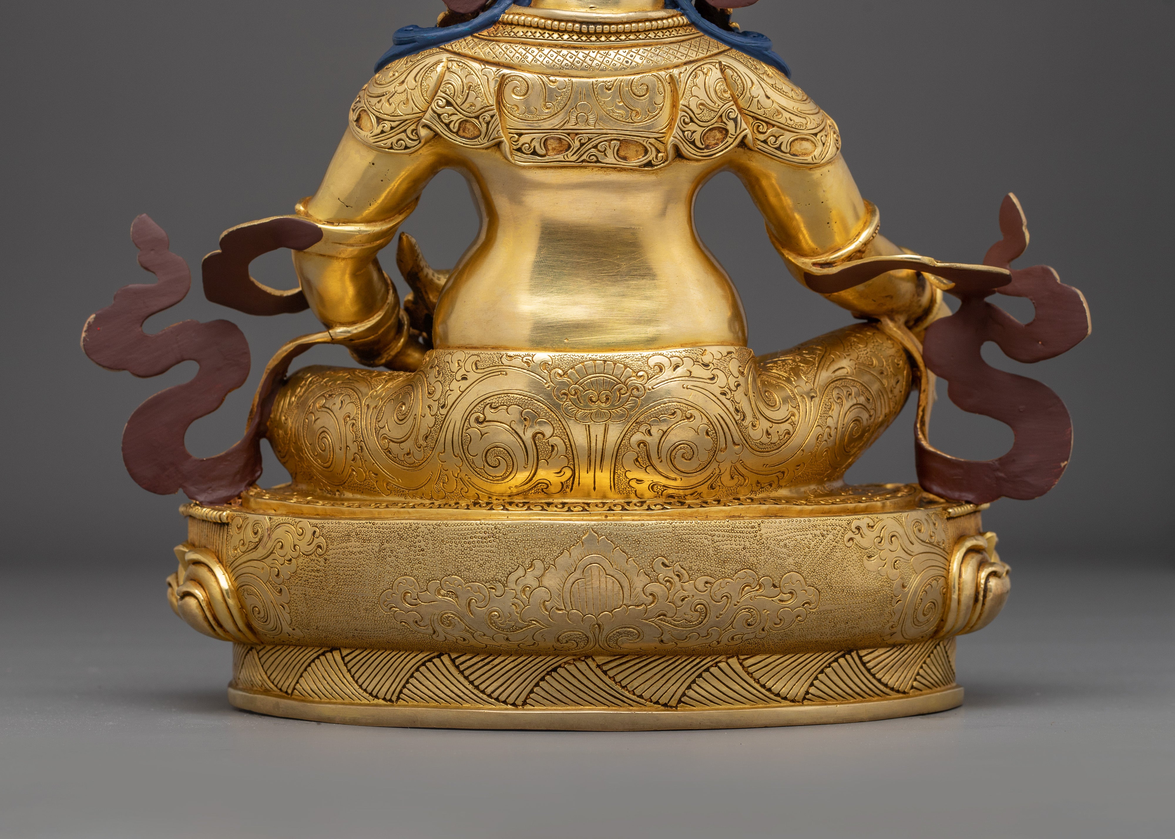Dzambhala Statue: Buddhist Abundance Icon | Vajrayana Wealth Deity