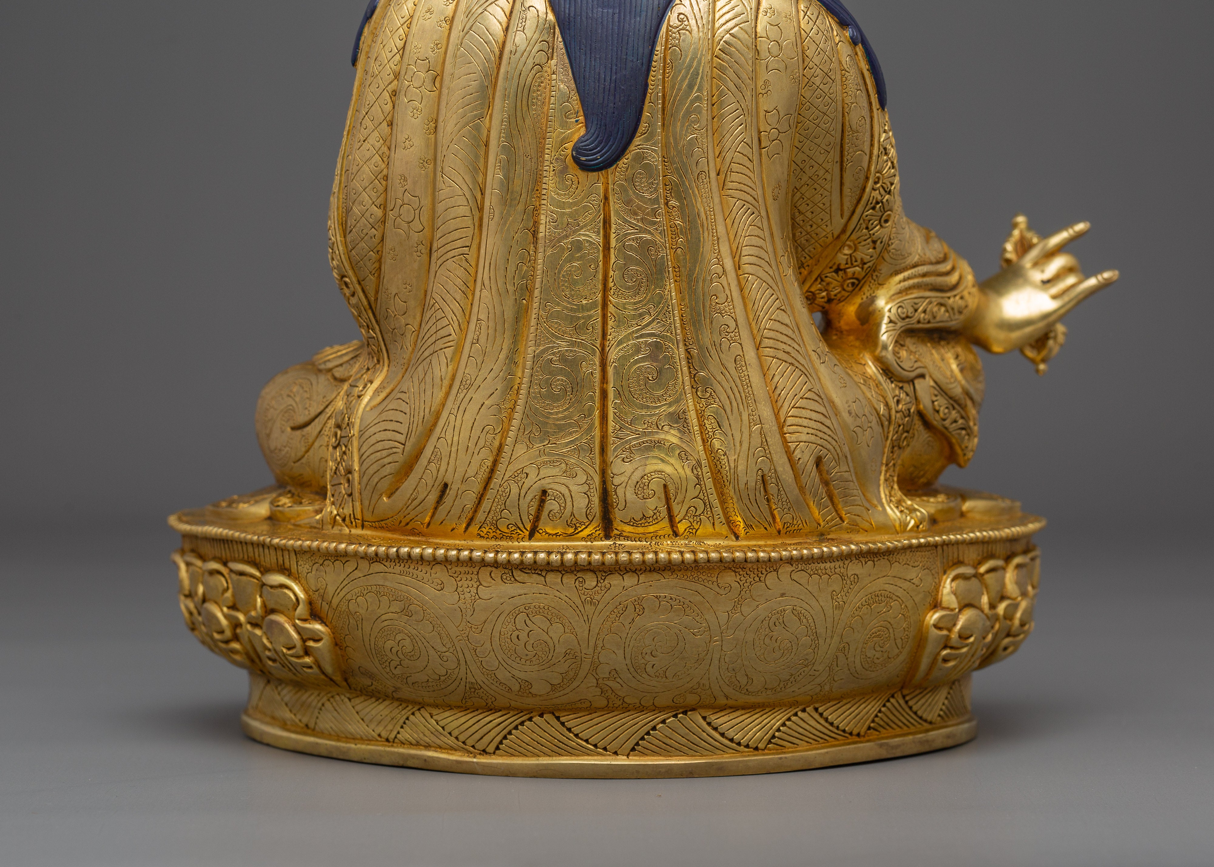 The Golden Guru Rinpoche Statue | Himalayan Handcrafted Artwork
