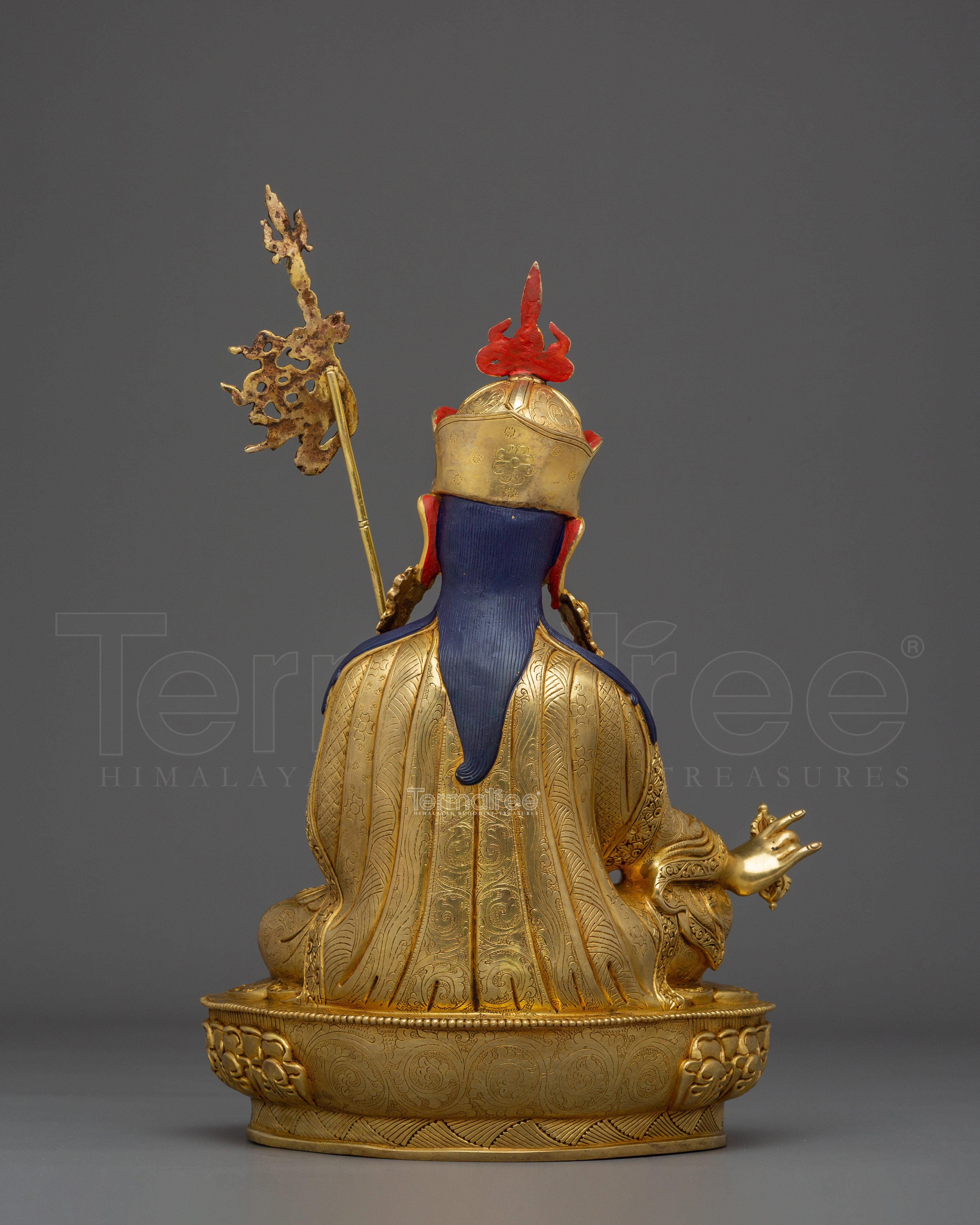 The Golden Guru Rinpoche Statue | Himalayan Handcrafted Artwork
