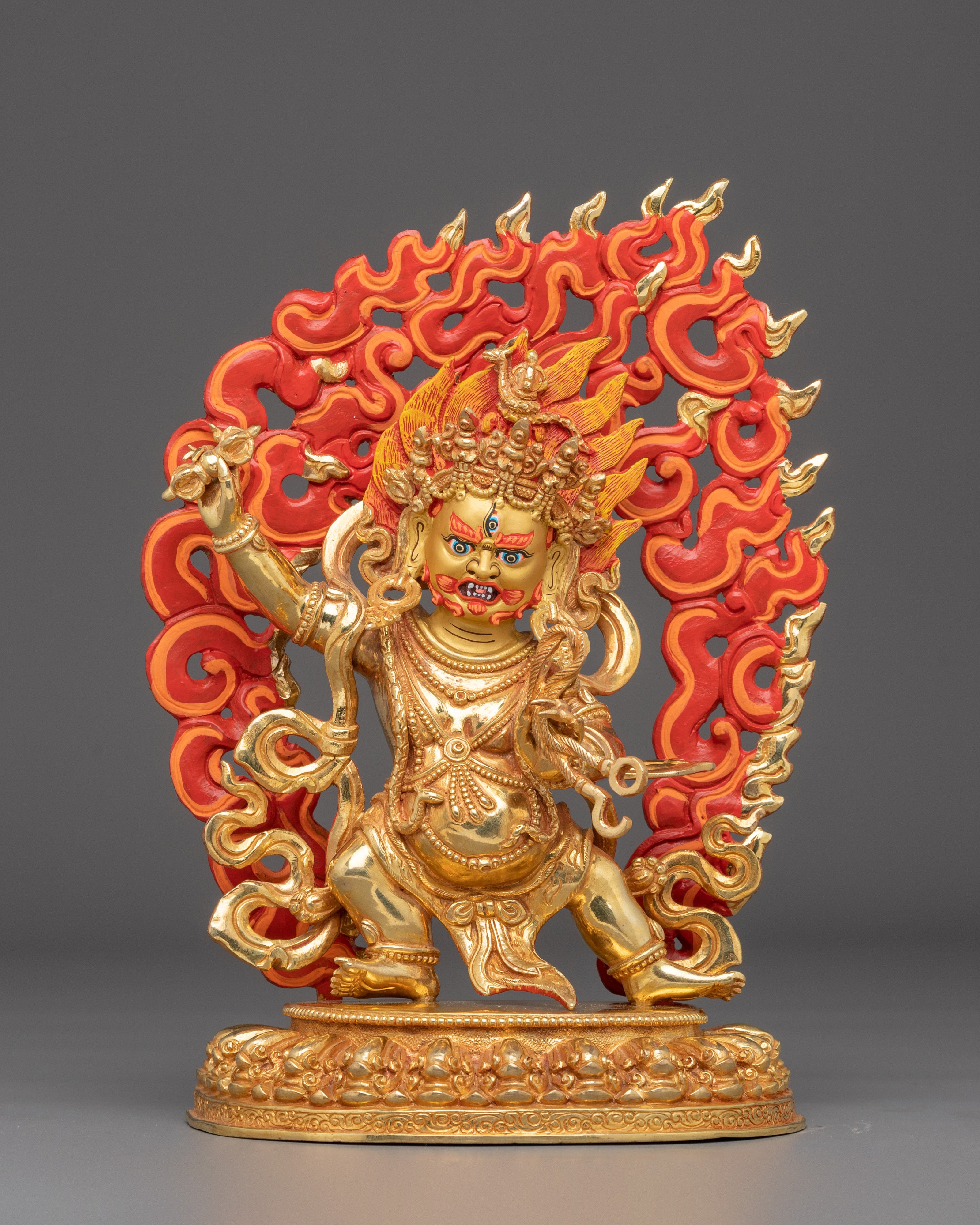 Wrathful Vajrapani Statue: The Protector of Buddha