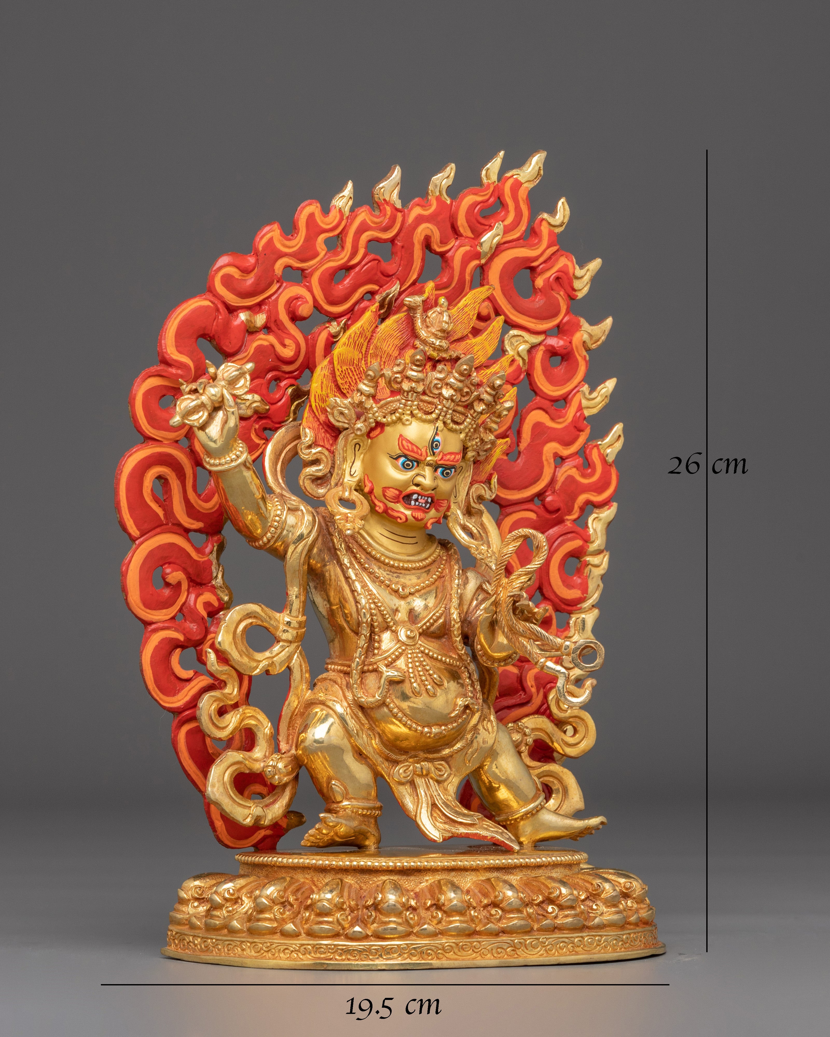 Wrathful Vajrapani Statue: The Protector of Buddha