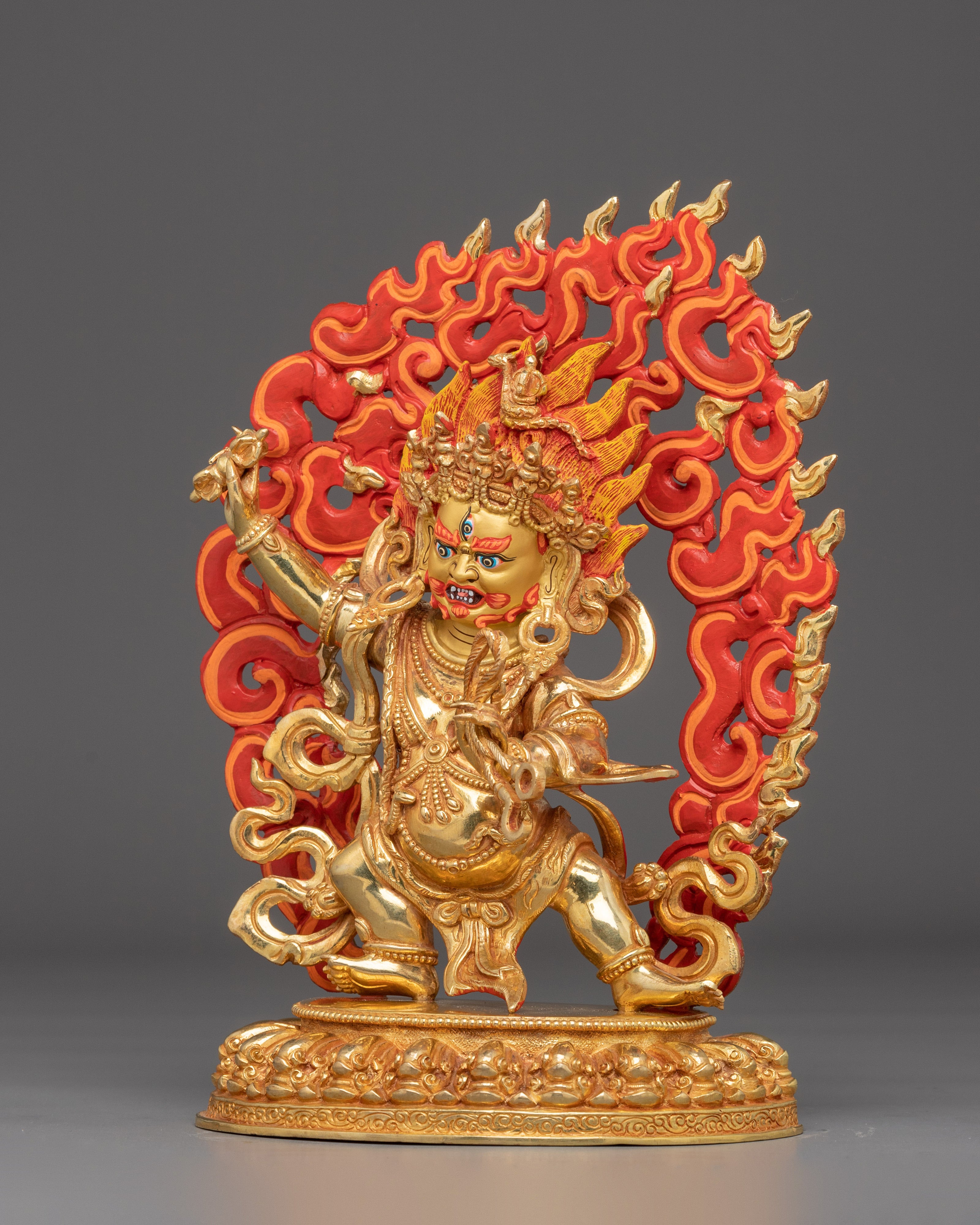 Wrathful Vajrapani Statue: The Protector of Buddha