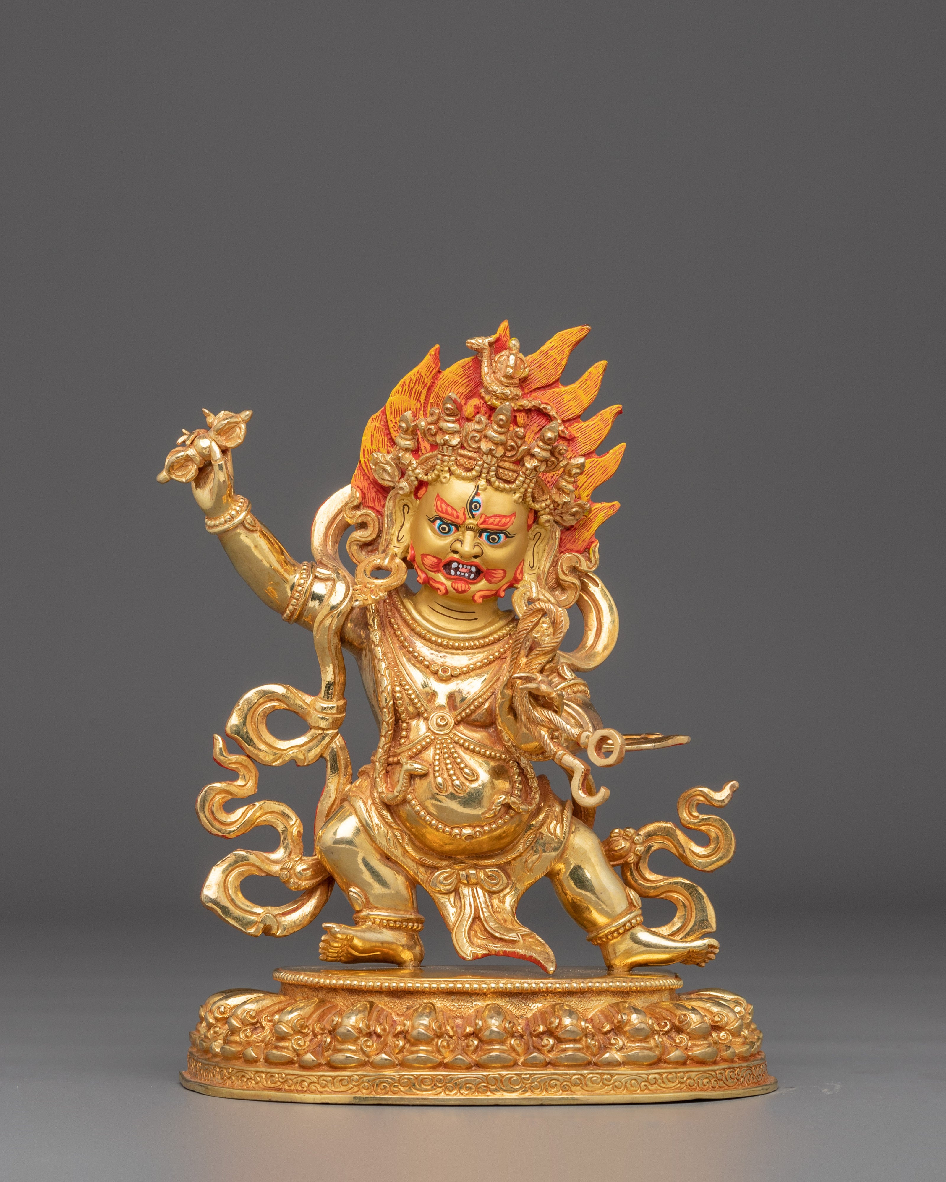 Wrathful Vajrapani Statue: The Protector of Buddha