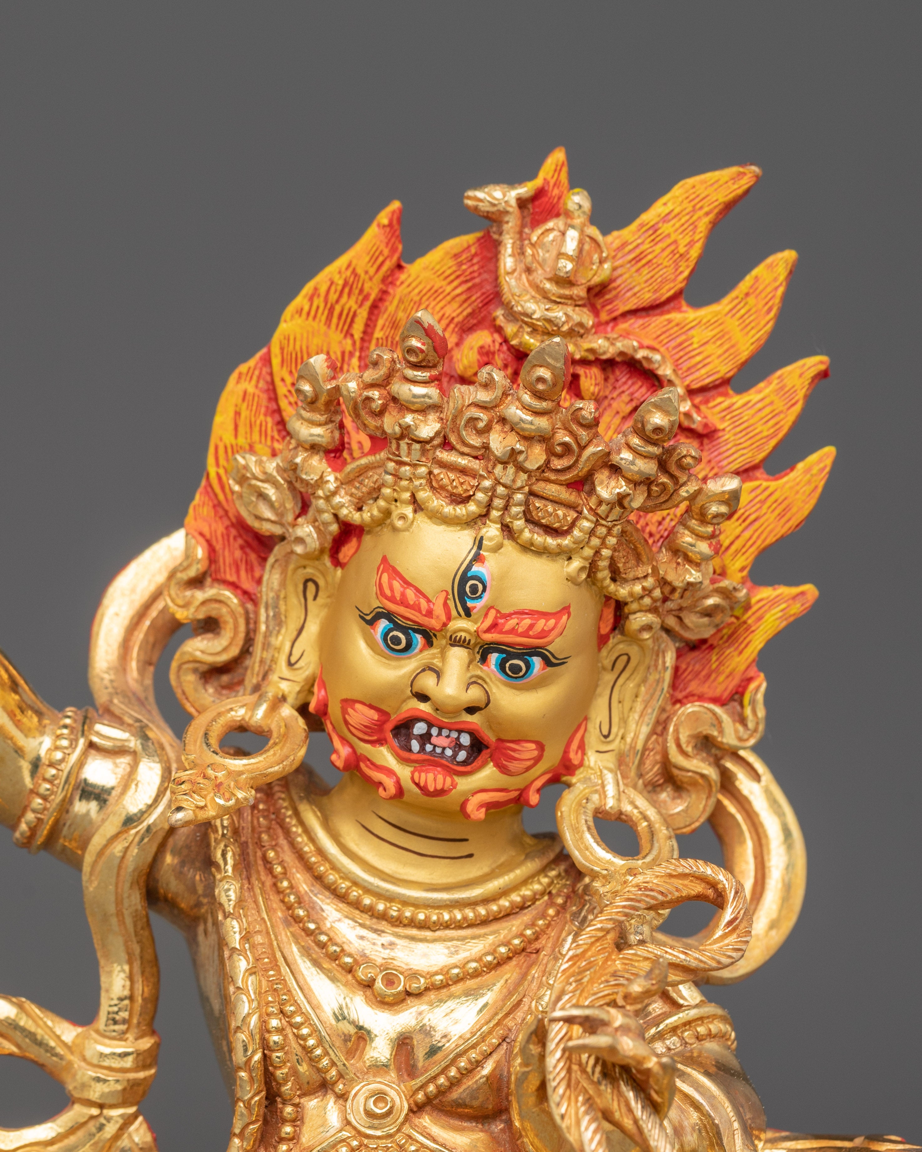Wrathful Vajrapani Statue: The Protector of Buddha