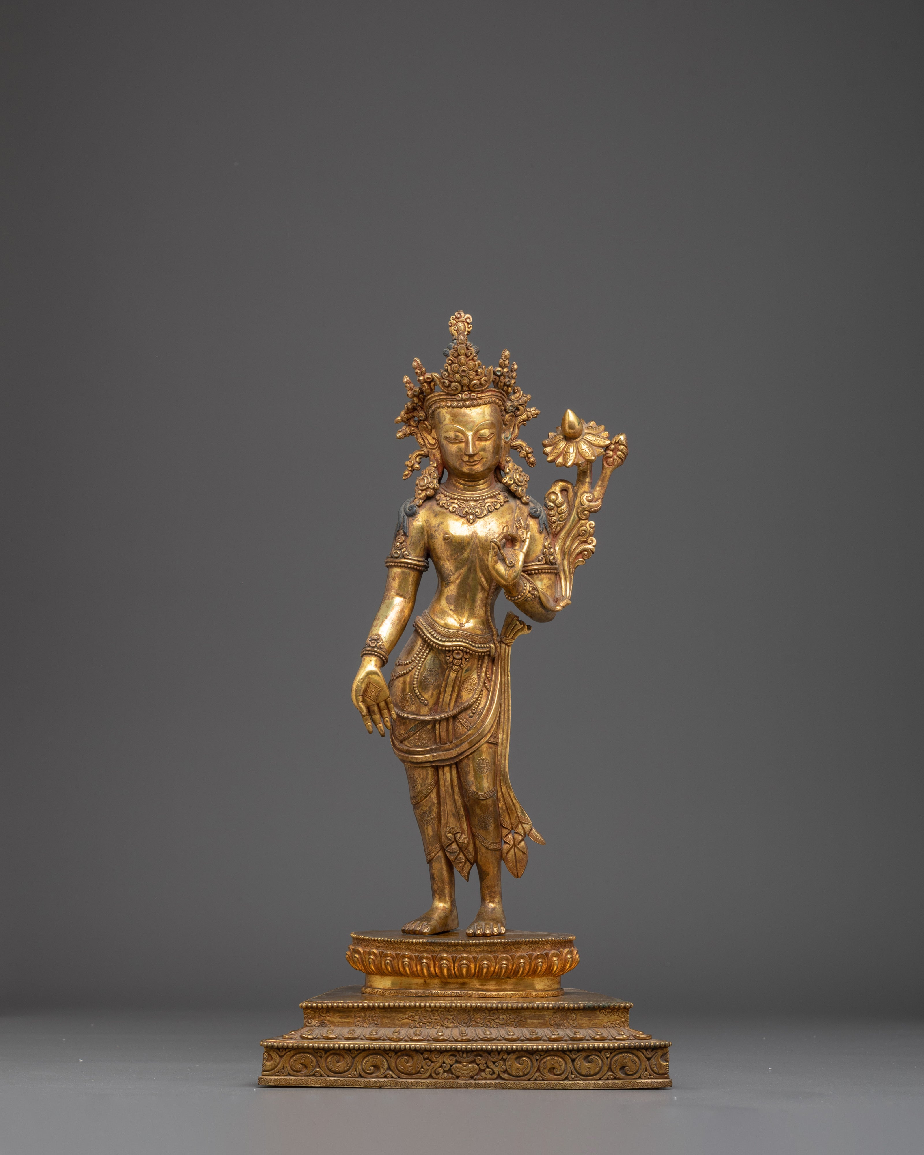 Handmade Standing Lokeshwor Statue