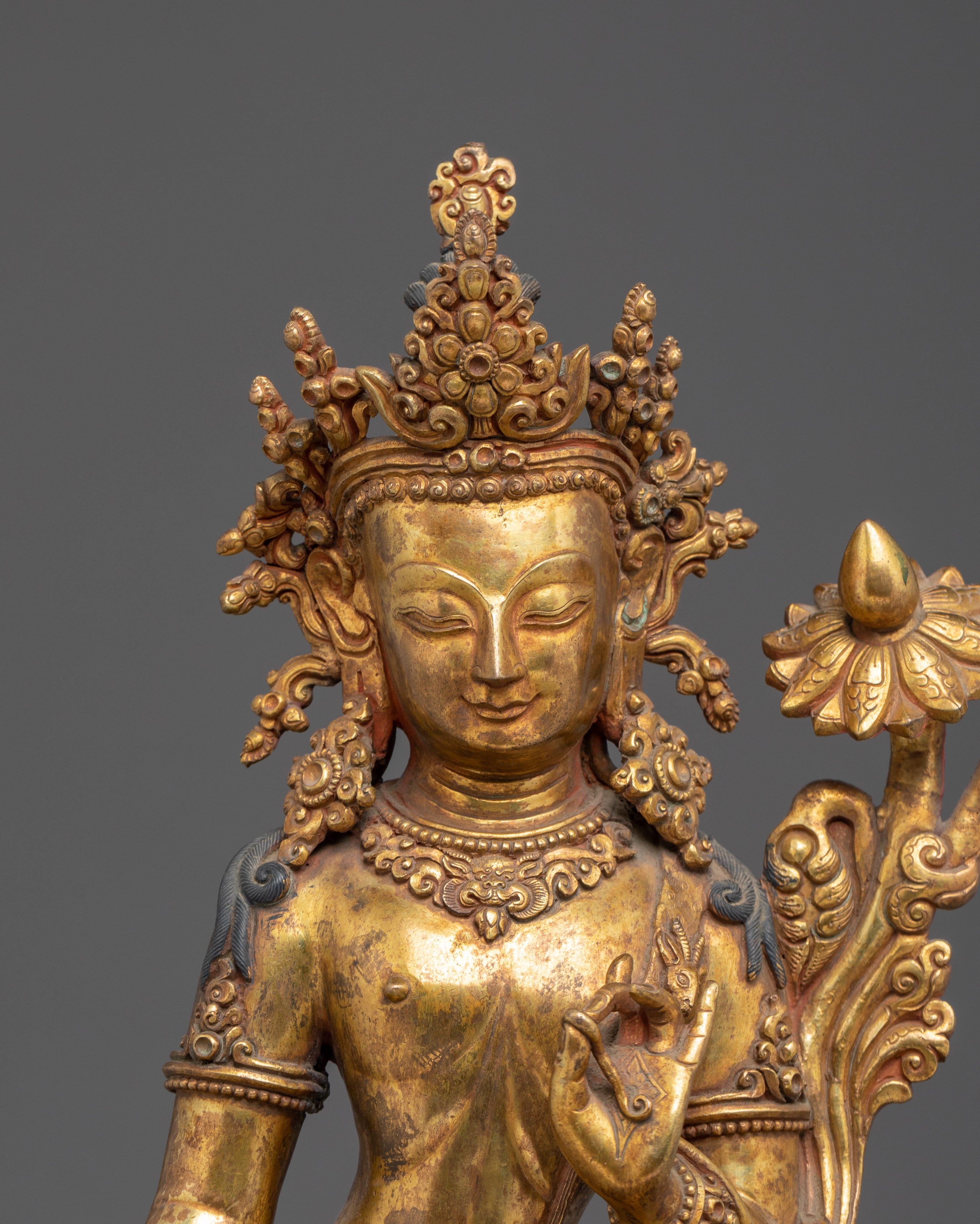 Handmade Standing Lokeshwor Statue