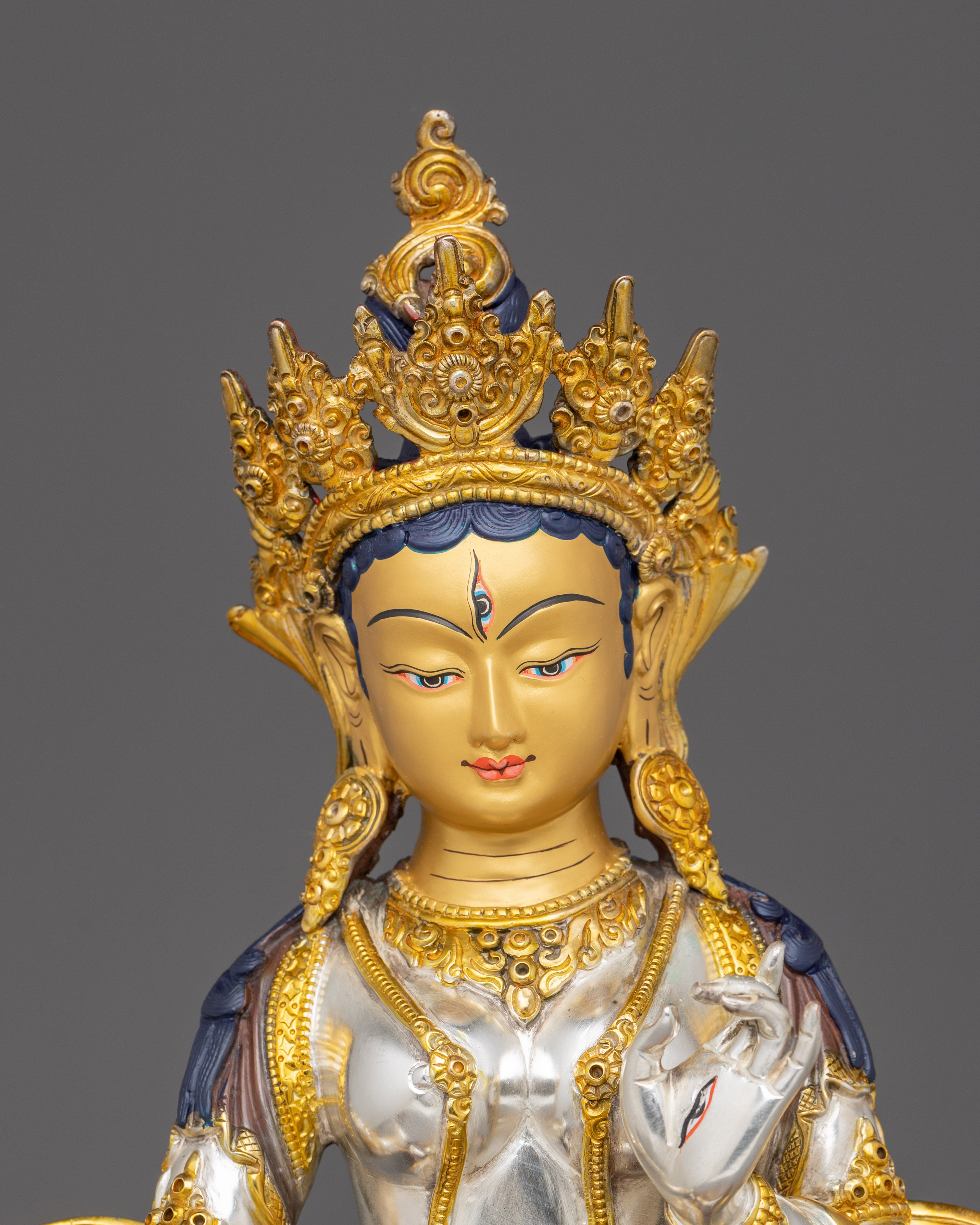 Parasol Deity Dukar Statue | Buddhist Protector Goddess